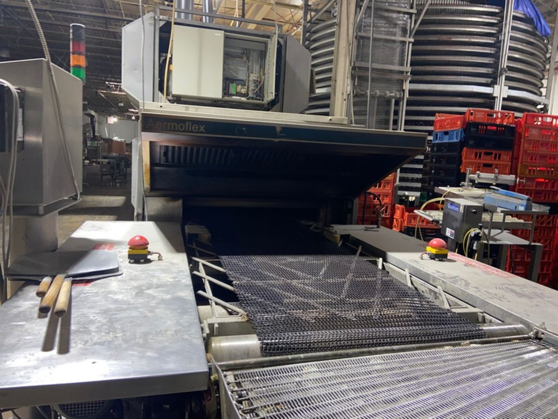 Rademaker Den Boer Aermoflex S/S Oven, with Allen-Bradley PanelView 1000 Touchpad Display, with Mesh - Image 4 of 21