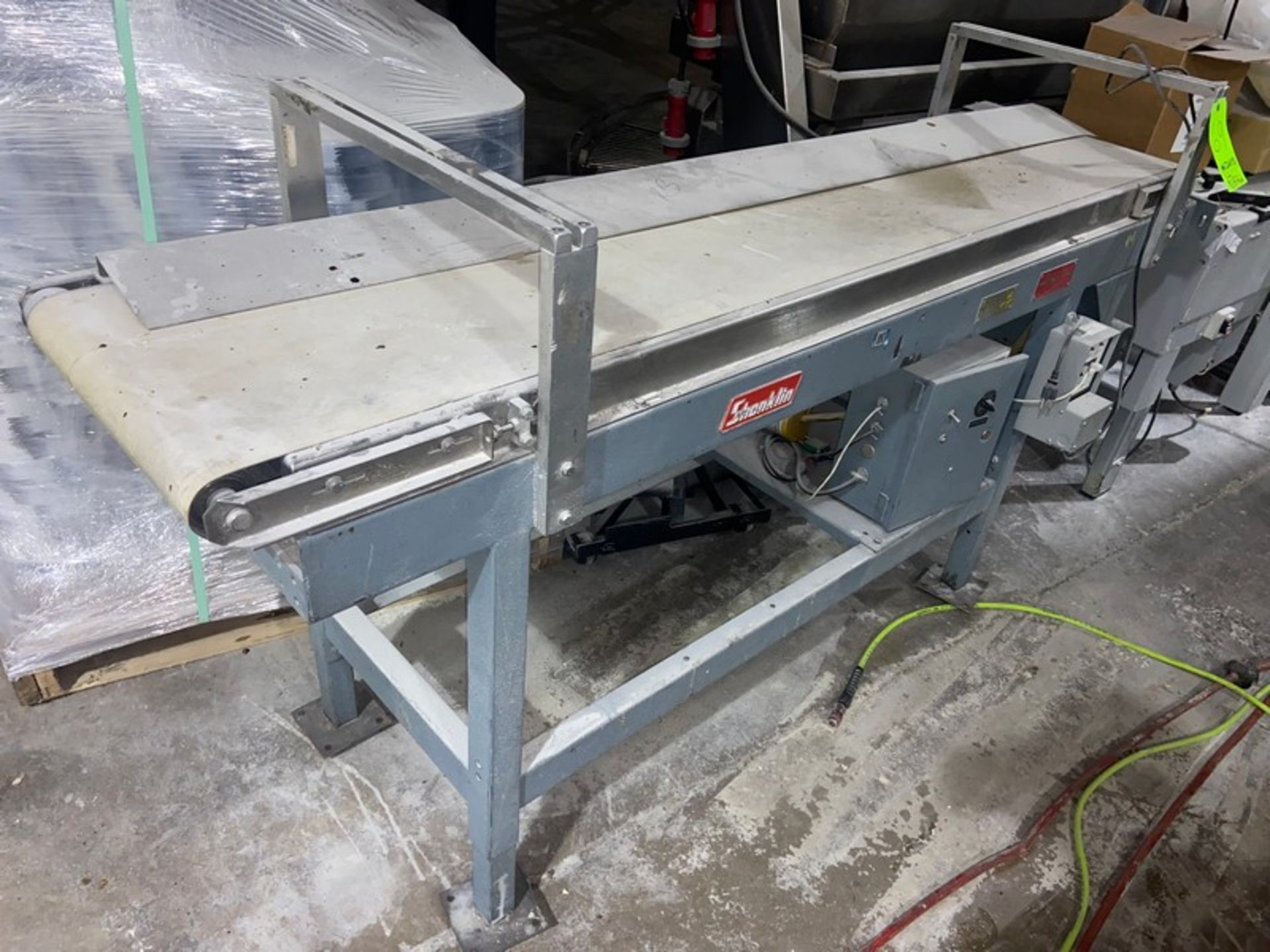 Shanklin Straight Section of Conveyor, M/N C0122B, S/N F9581, Mounted on Mild Steel Legs (LOCATED IN - Image 2 of 3