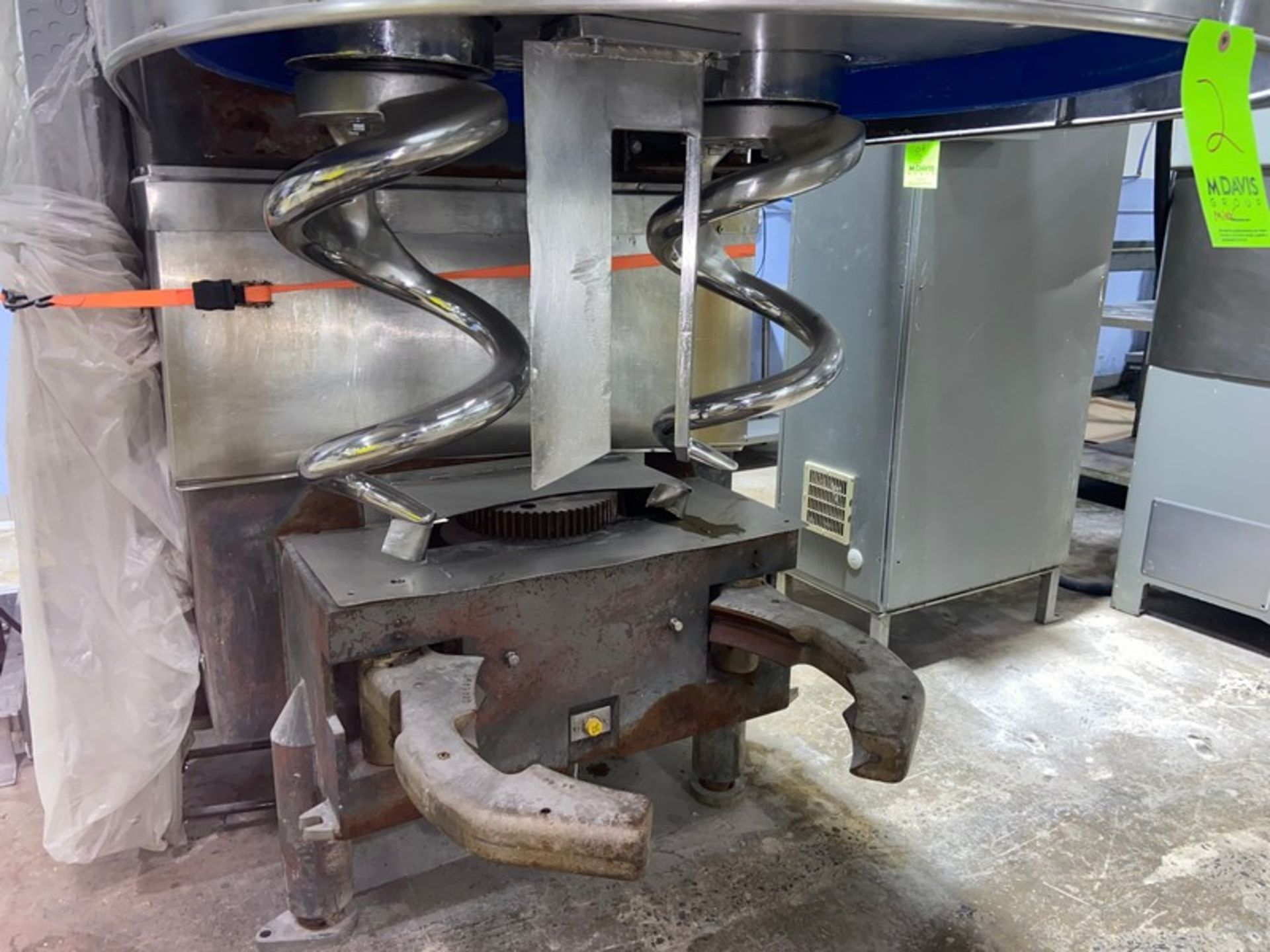 VMI Dual S/S Dough Hook Mixer, Type: SPI700DAVI, S/N 79248, with Aprox. 39" Dia., with S/S - Image 3 of 14