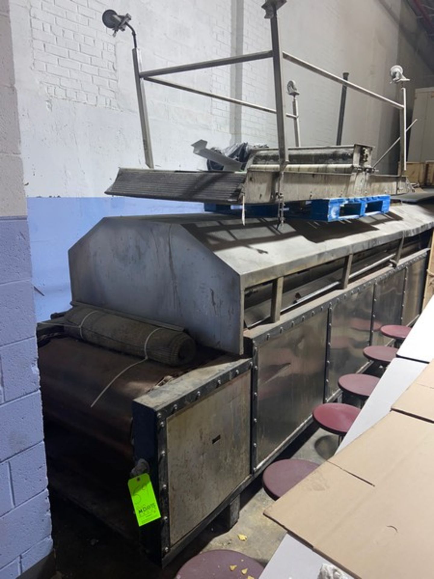 S/S Oven, Aprox. 34" W Belt, with Infeed Conveyor (LOCATED IN HILLSIDE, N.J.) - Image 3 of 6