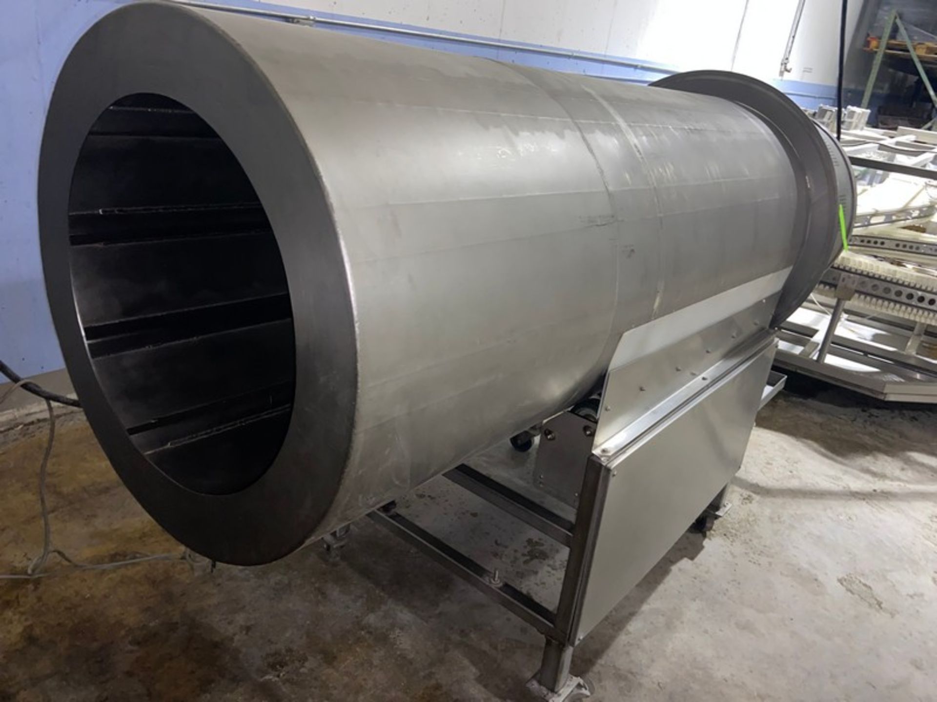 S/S Tumbler, Dims. of Tumbler: Aprox. 95" L x 30" Dia., Mounted on S/S Portable Frame (LOCATED IN - Image 6 of 6