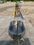 Kusel 66 Gal. Cheese Vat, Model 4MX, S/N 18232, Capacity 250 litres or 66 Gal., S/S Construction,