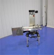 Used Ishida DACS-WN-012-SB/PB-1 Checkweigher with: 3 Belts; Width: 8.5 inches; Infeed/discharge