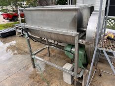 10 Cu Ft Stainless Ribbon Blender - Last Used in Food Plant (Located in Slidell, LA)