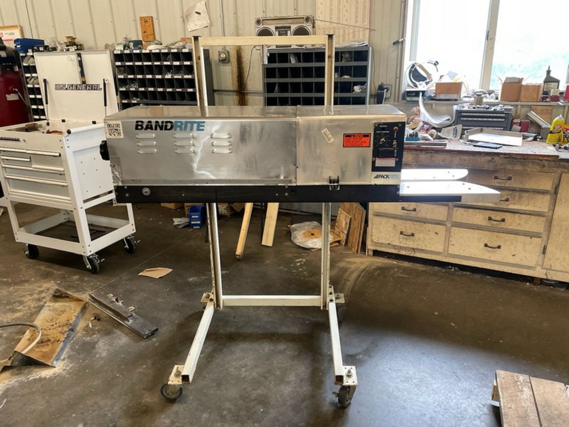 Bandrite Plastic Bag Sealer Model 6000, S/N 1219QQ, Right to Left Direction (Located New Richmond,