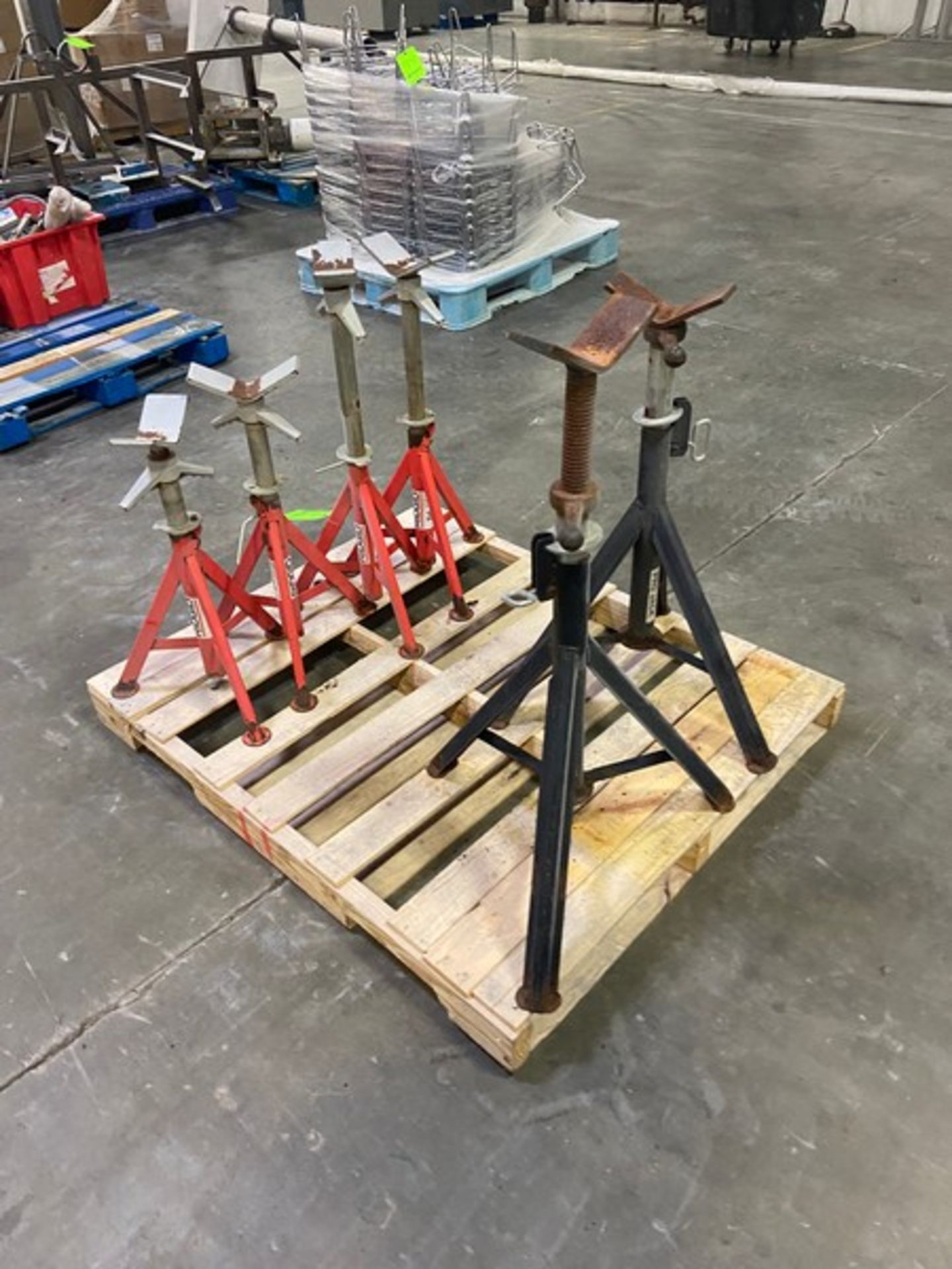 Pallet of Rigid Pipe Stands, Assorted Sizes Styles (LOCATED IN ATLANTA, GA) - Image 2 of 2