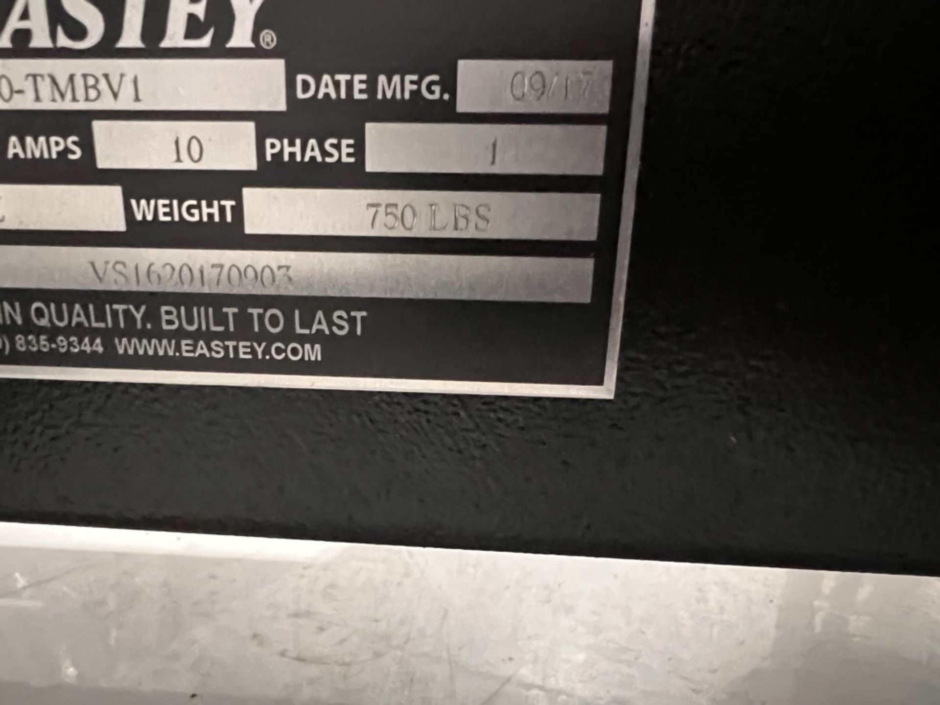 2017 EASTEY L-BAR SEALER / SHRINK WRAPPER, MODEL VS1620-TMBV1, S/N VS1620170903 APPROX. 16 IN. W X - Image 18 of 25