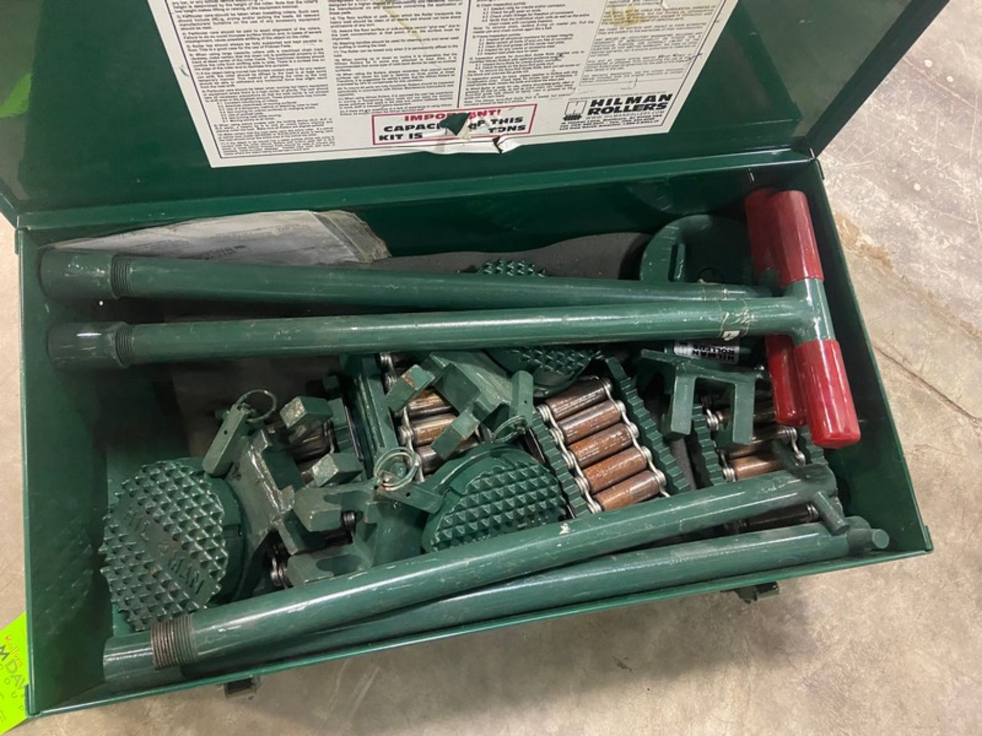 Hillman Rollers Deluxe Kit, with Case(RIGGING, LOADING, SITE MANAGEMENT FEE: $50.00 USD) (LOCATED IN - Image 2 of 3