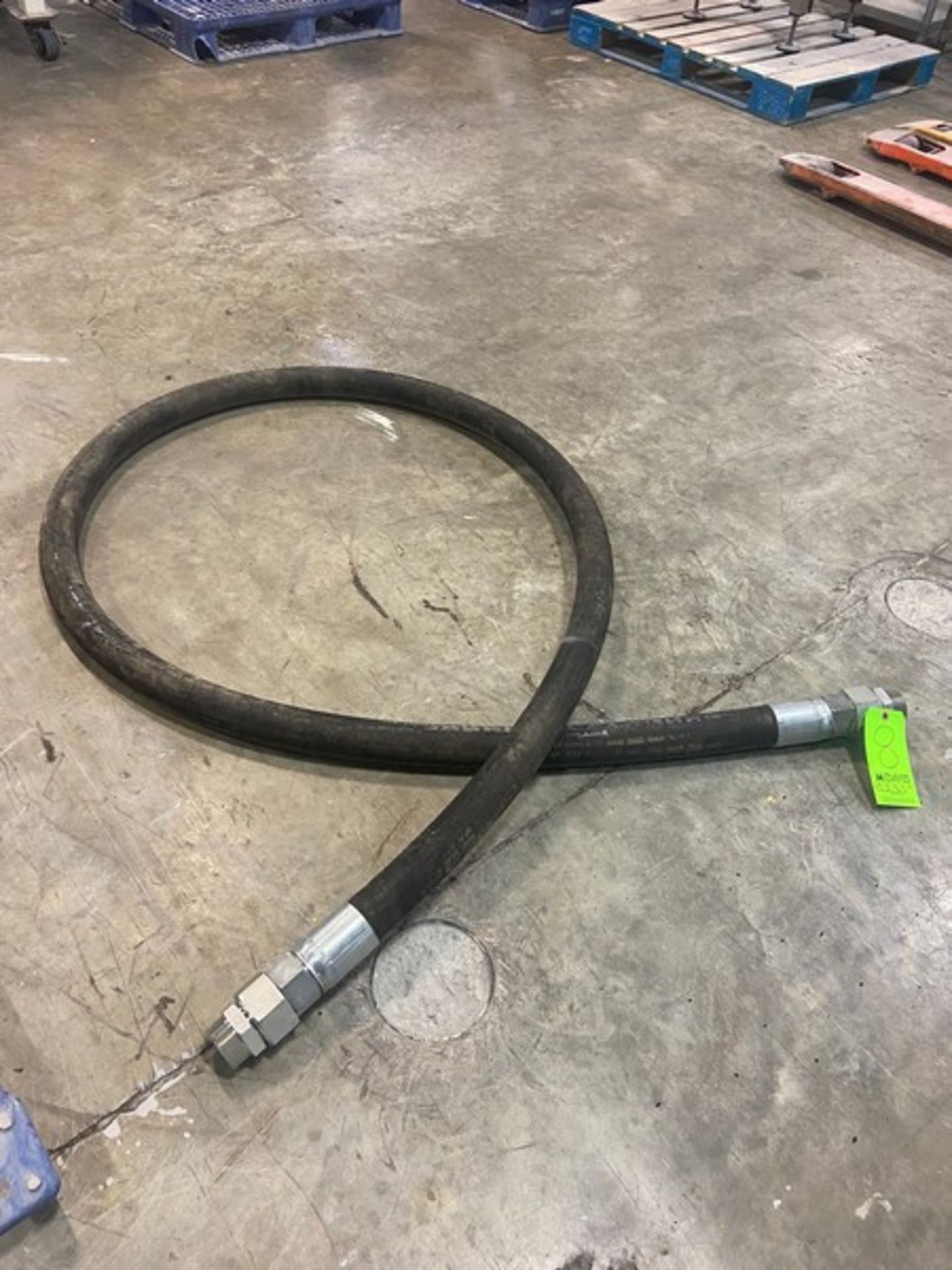 Transfer Hose, with Aprox. 2"Thread Type S/S Ends (RIGGING, LOADING, SITE MANAGEMENT FEE: $25.00 - Image 2 of 4