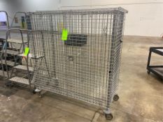 Portable Cage, Overall Dims.: Aprox. 62-1/2" L x 25" W x 68" H, Mounted on Casters (RIGGING,