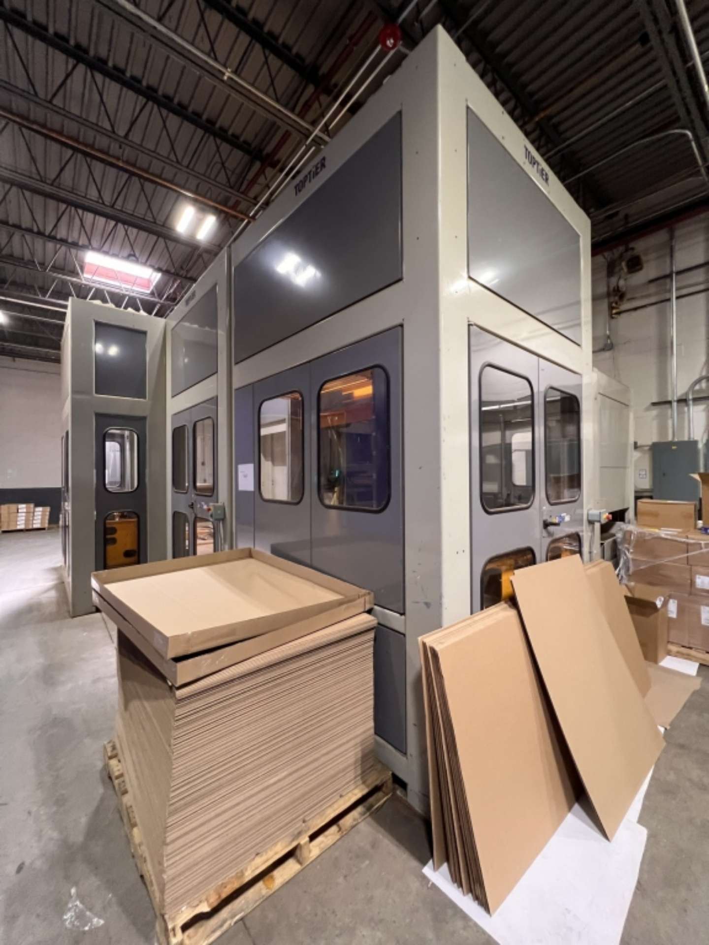 2016 TOPTIER FLOOR LEVEL INFEED PALLETIZER, MODEL 17-CP.TS DI.BT-SW-FSD ...