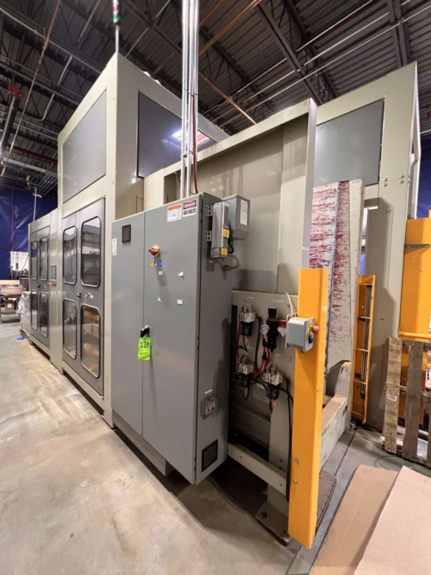 2016 TOPTIER FLOOR LEVEL INFEED PALLETIZER, MODEL 17-CP.TS DI.BT-SW-FSD ...