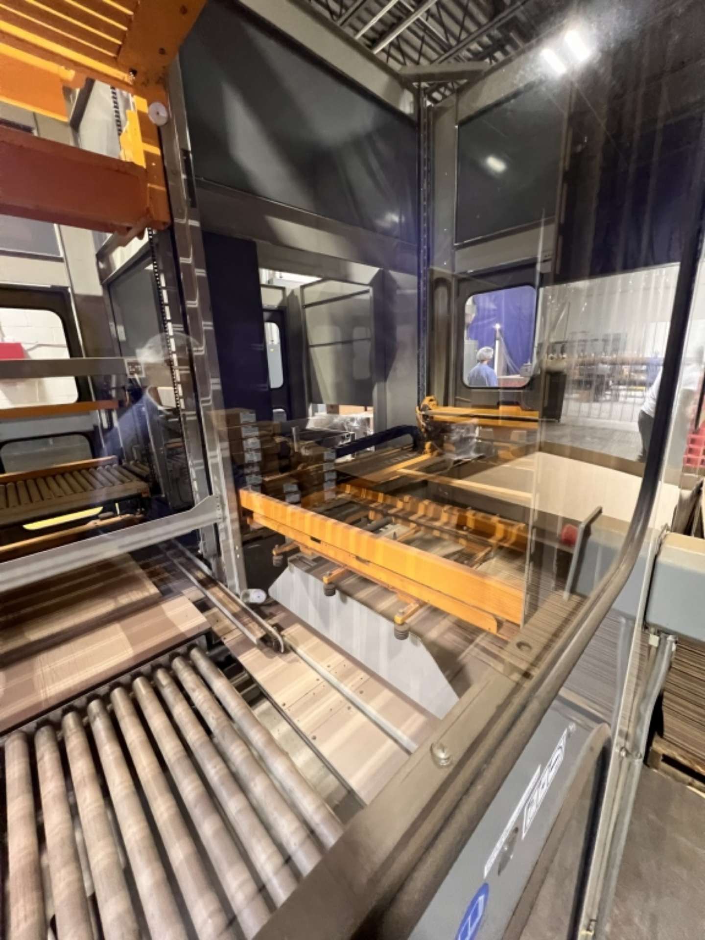 2016 TOPTIER FLOOR LEVEL INFEED PALLETIZER, MODEL 17-CP.TS DI.BT-SW-FSD ...