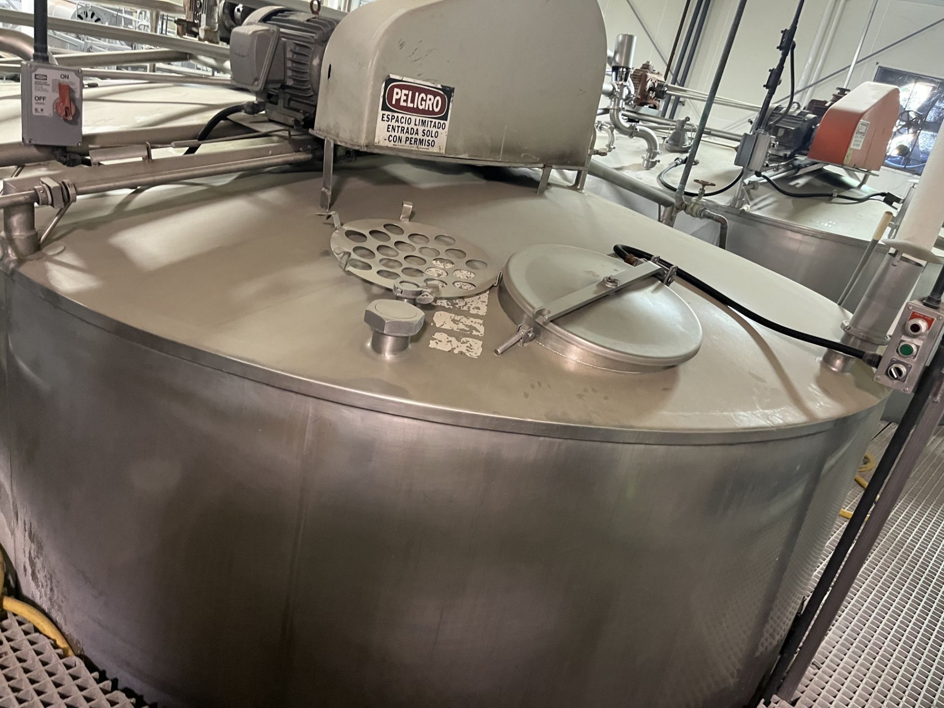 Damrow Double O S/S Cheese Vat (OO Tank #4) (LOCATED IN MANTECA, CA) - Image 6 of 14