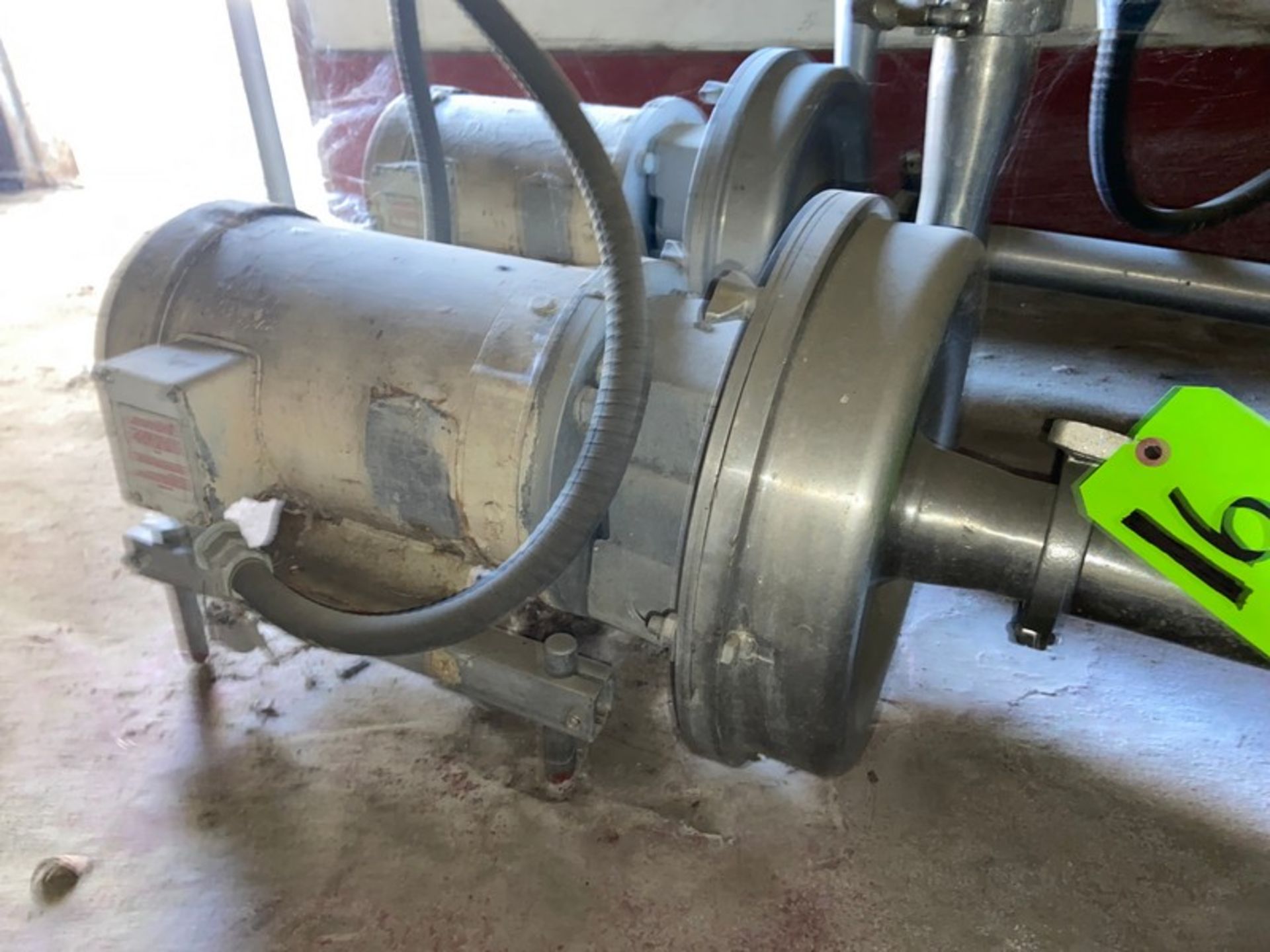 5 hp Centrifugal Pump, with Baldor 1780 RPM Motor, 208-230/460 Volts, 3 Phase (LOCATED IN MANTECA,