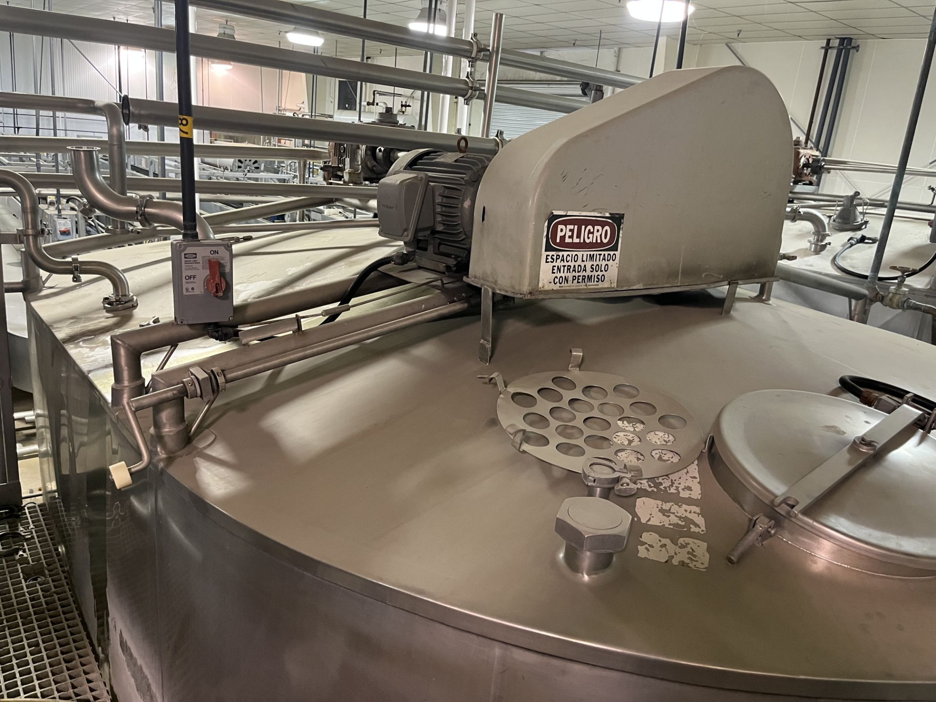 Damrow Double O S/S Cheese Vat (OO Tank #4) (LOCATED IN MANTECA, CA) - Image 13 of 14