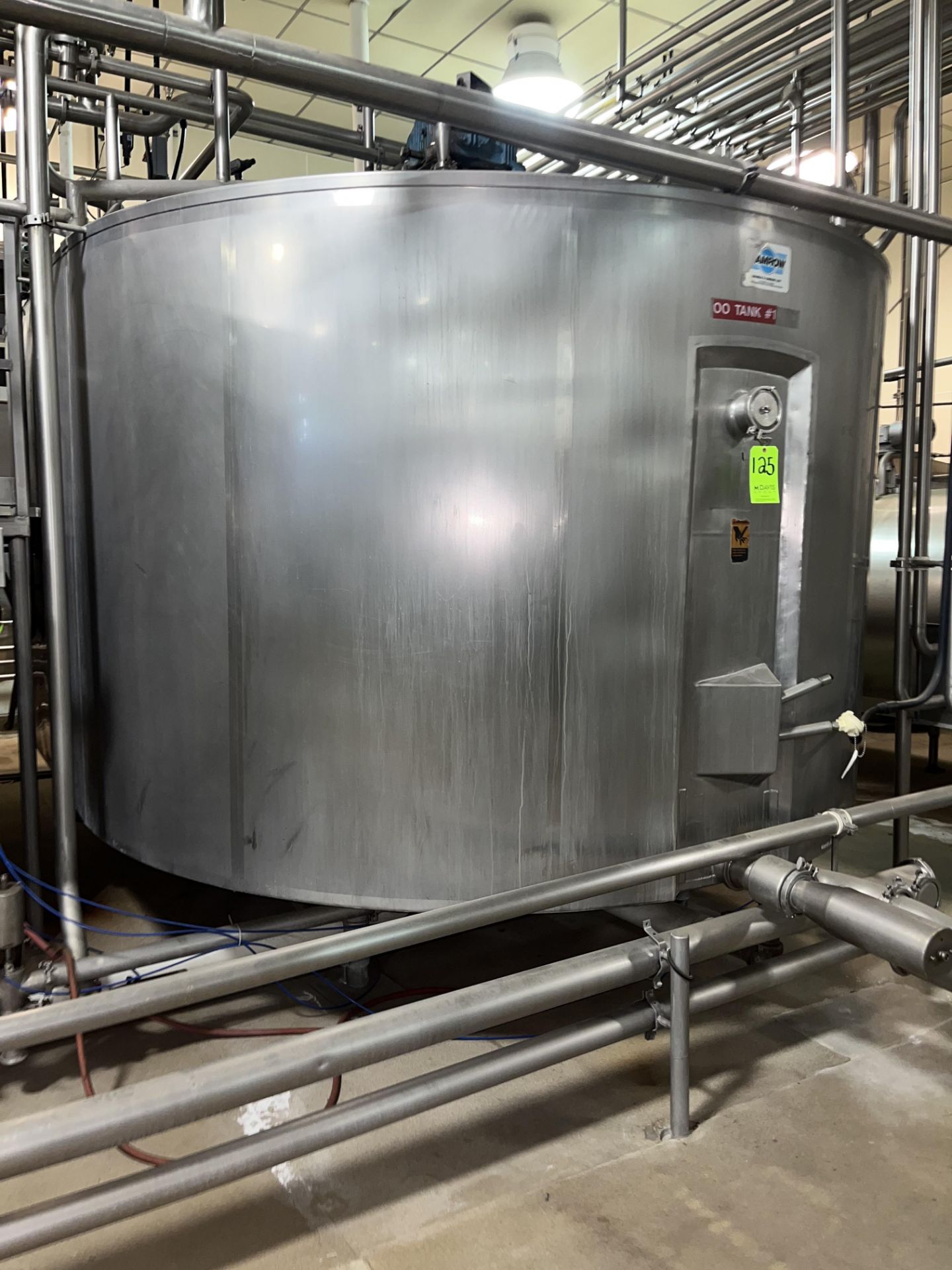 Damrow Double O S/S Cheese Vat (OO Tank #1) (LOCATED IN MANTECA, CA) - Image 15 of 15