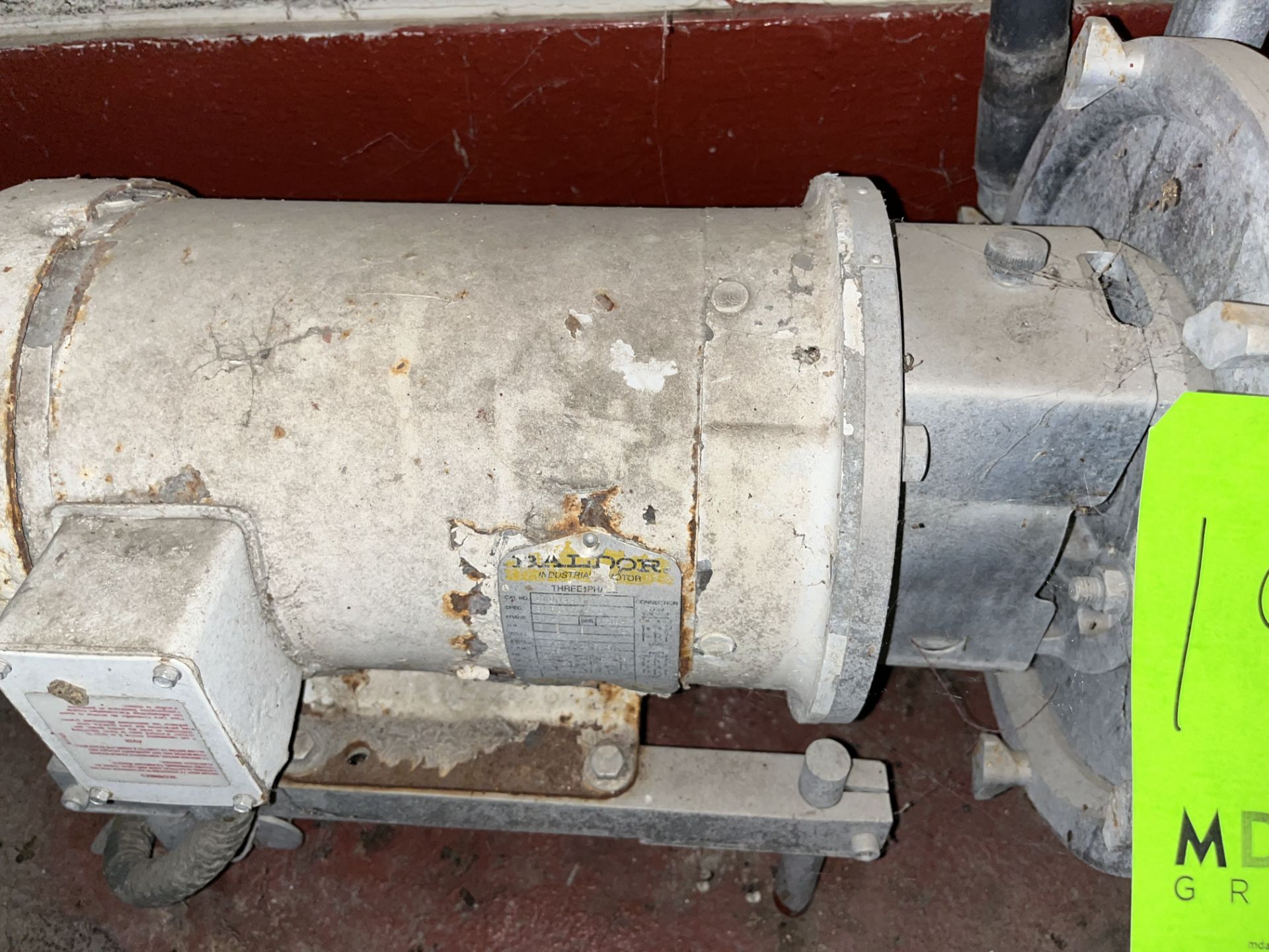5 hp Centrifugal Pump, with Baldor 1780 RPM Motor, 208-230/460 Volts, 3 Phase (LOCATED IN MANTECA, - Bild 2 aus 6