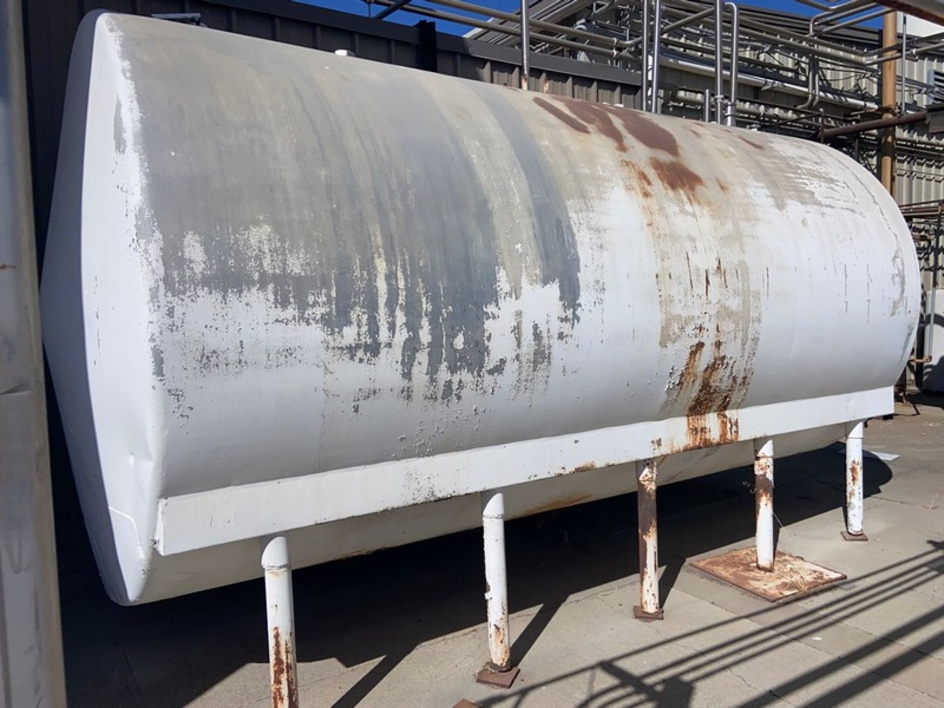 Motonier 3,000 Gal. S/S Horizontal Tank, 15 ft. L x 75” Dia. (LOCATED IN MANTECA, CA) - Bild 3 aus 5