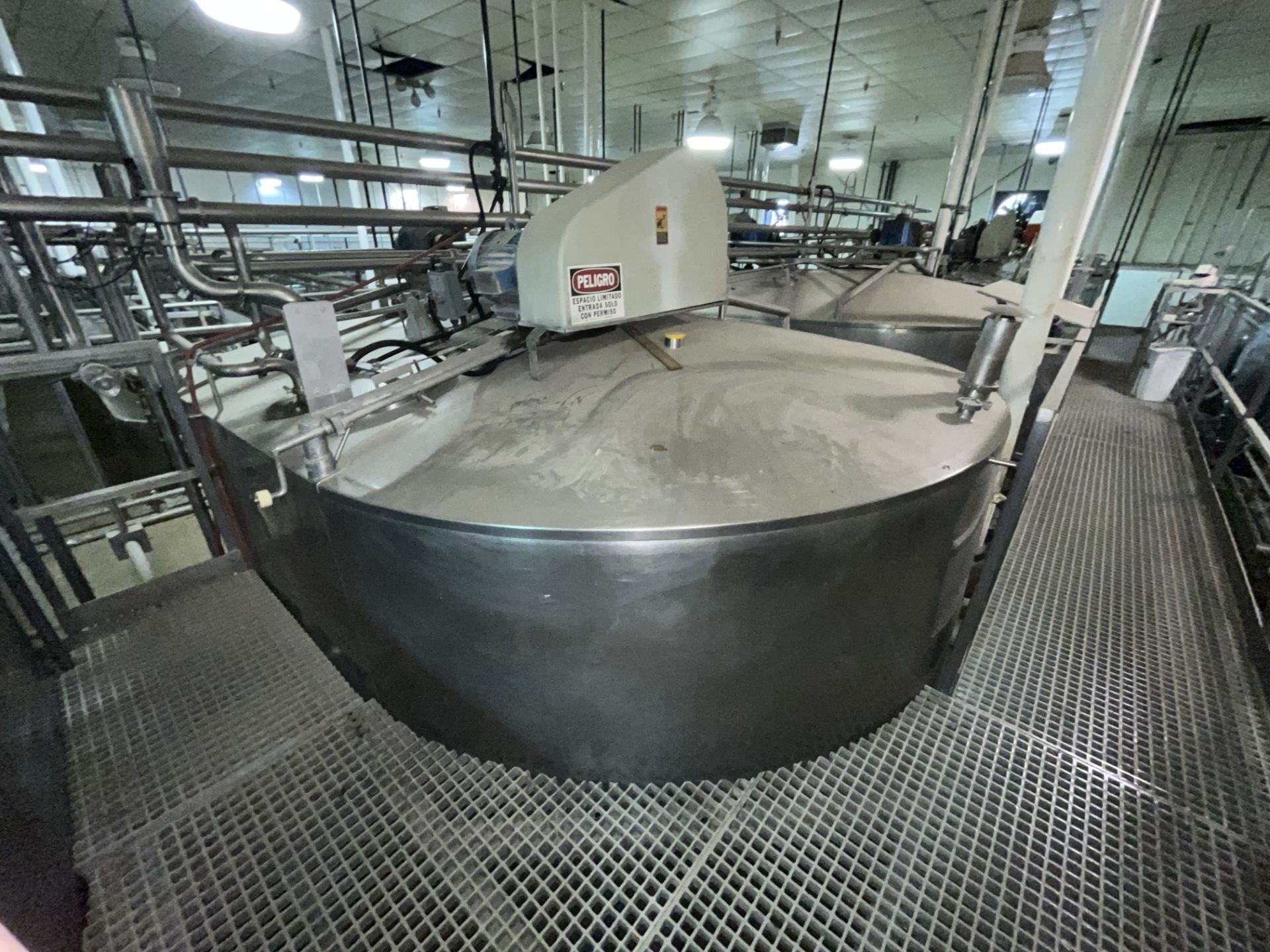 Damrow Double O S/S Cheese Vat (OO Tank #2) (LOCATED IN MANTECA, CA) - Image 5 of 13