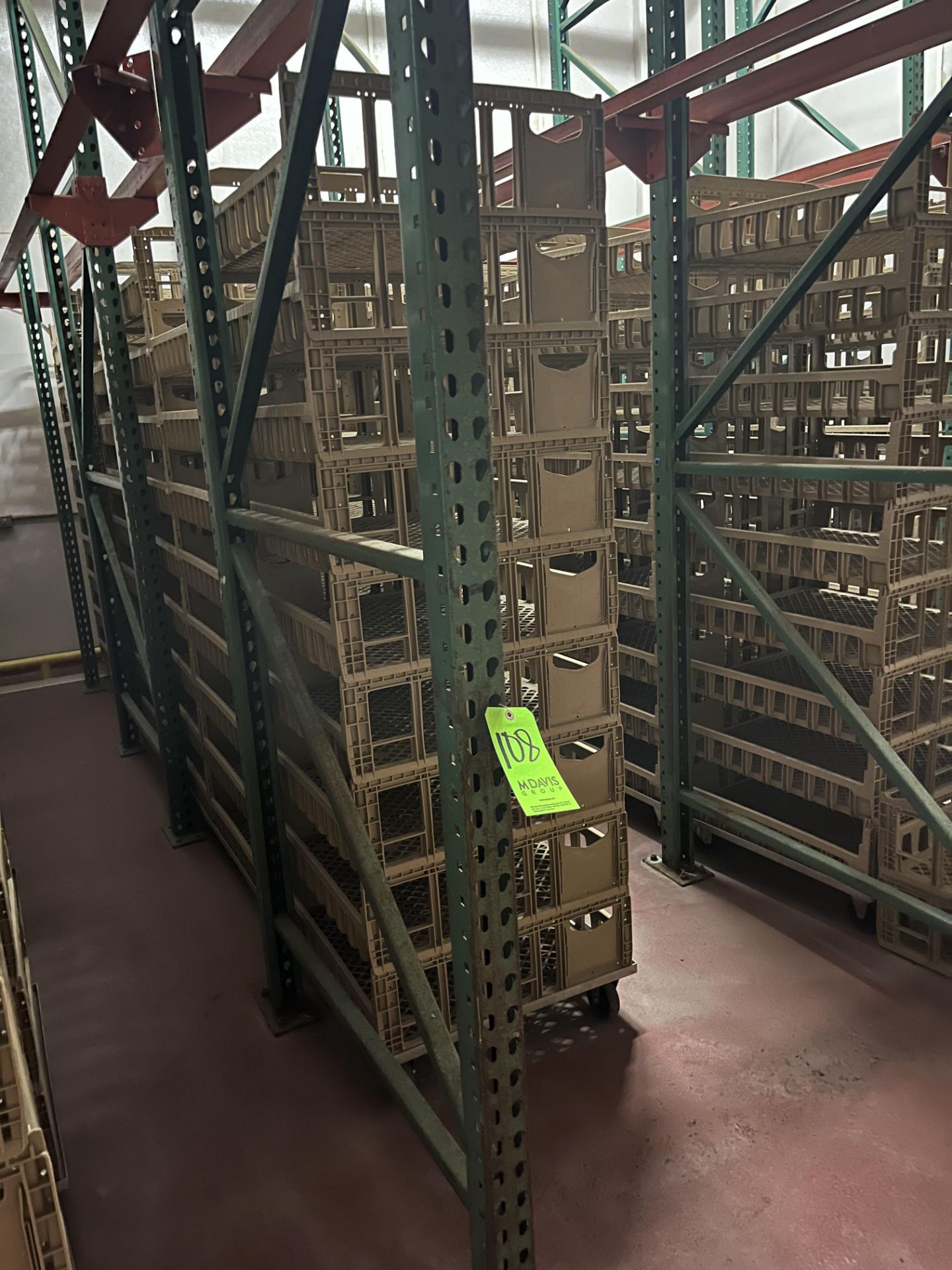 5-Sections of Drive-In Pallet Racking, with (12) Uprights (LOCATED IN MANTECA, CA)