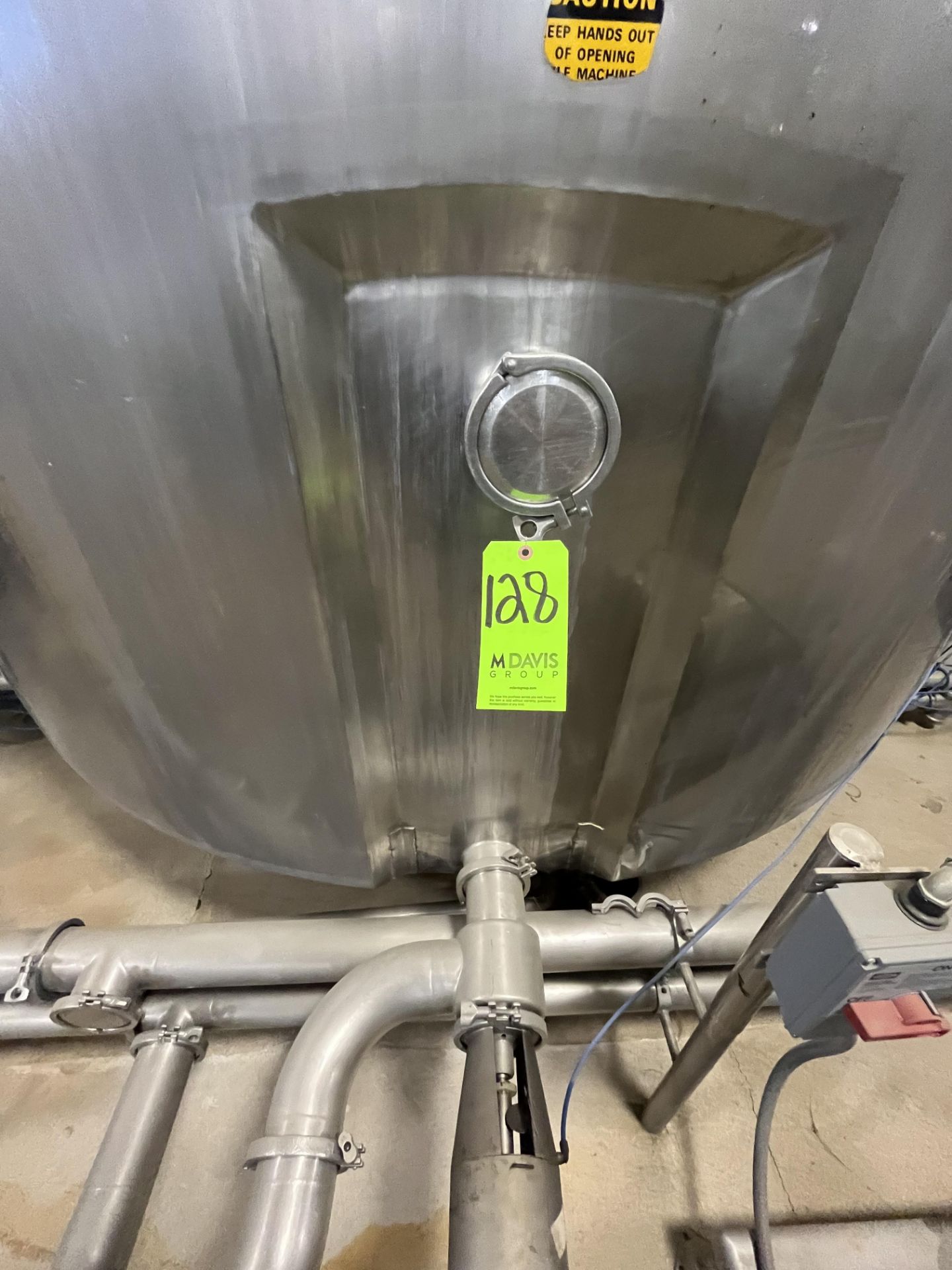 Damrow Double O S/S Cheese Vat (OO Tank #4) (LOCATED IN MANTECA, CA) - Image 14 of 14