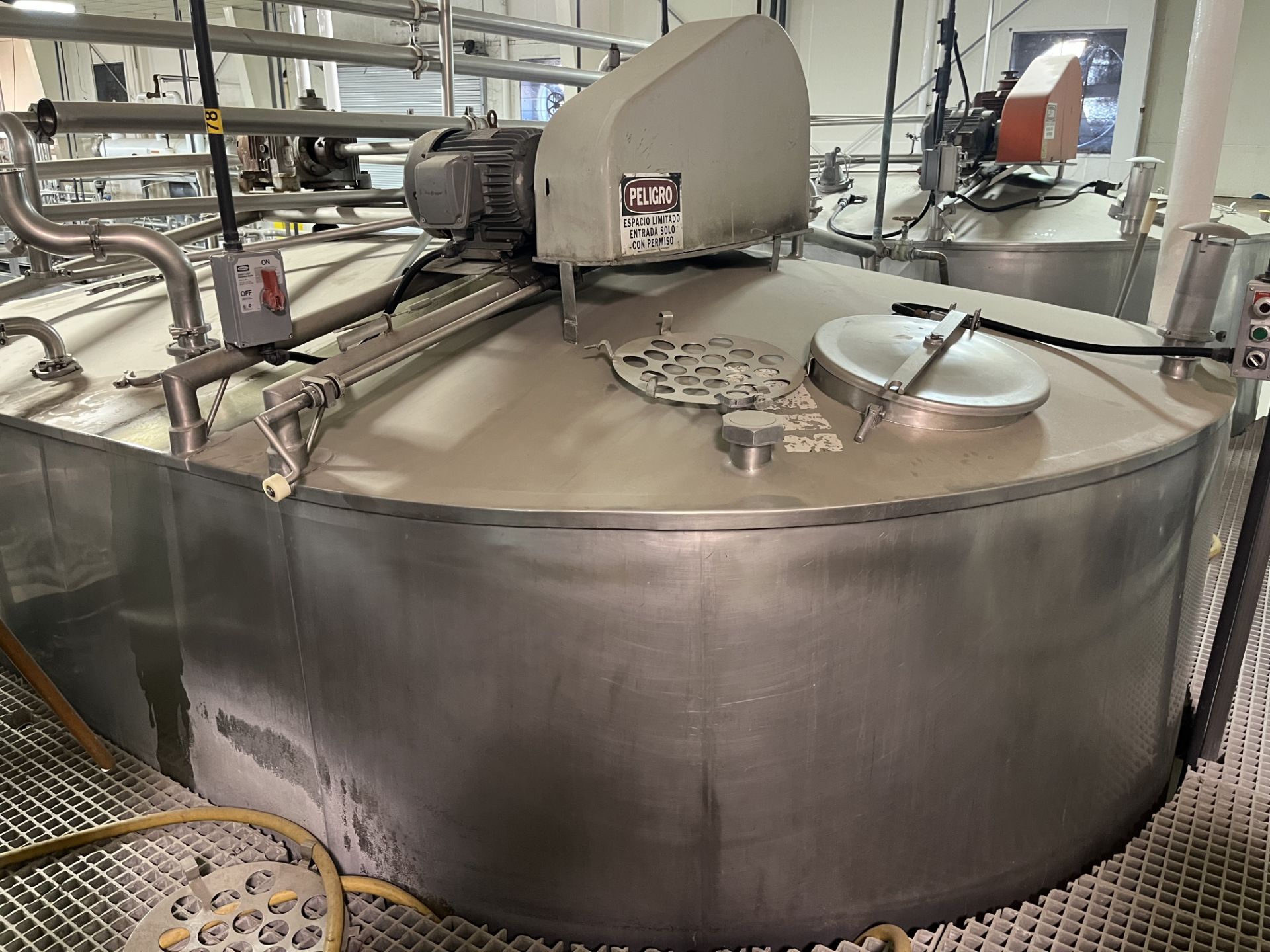 Damrow Double O S/S Cheese Vat (OO Tank #4) (LOCATED IN MANTECA, CA) - Image 5 of 14
