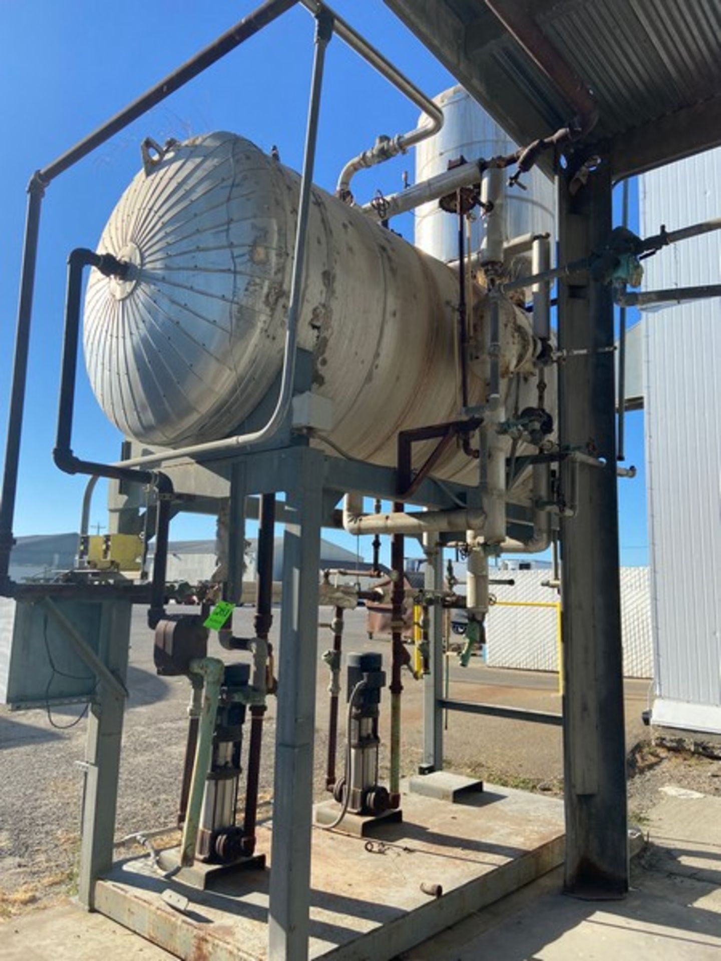 Insulated Hot Water Tank, with (2) Pumps, Mounted on Mild Steel Frame - Image 2 of 4