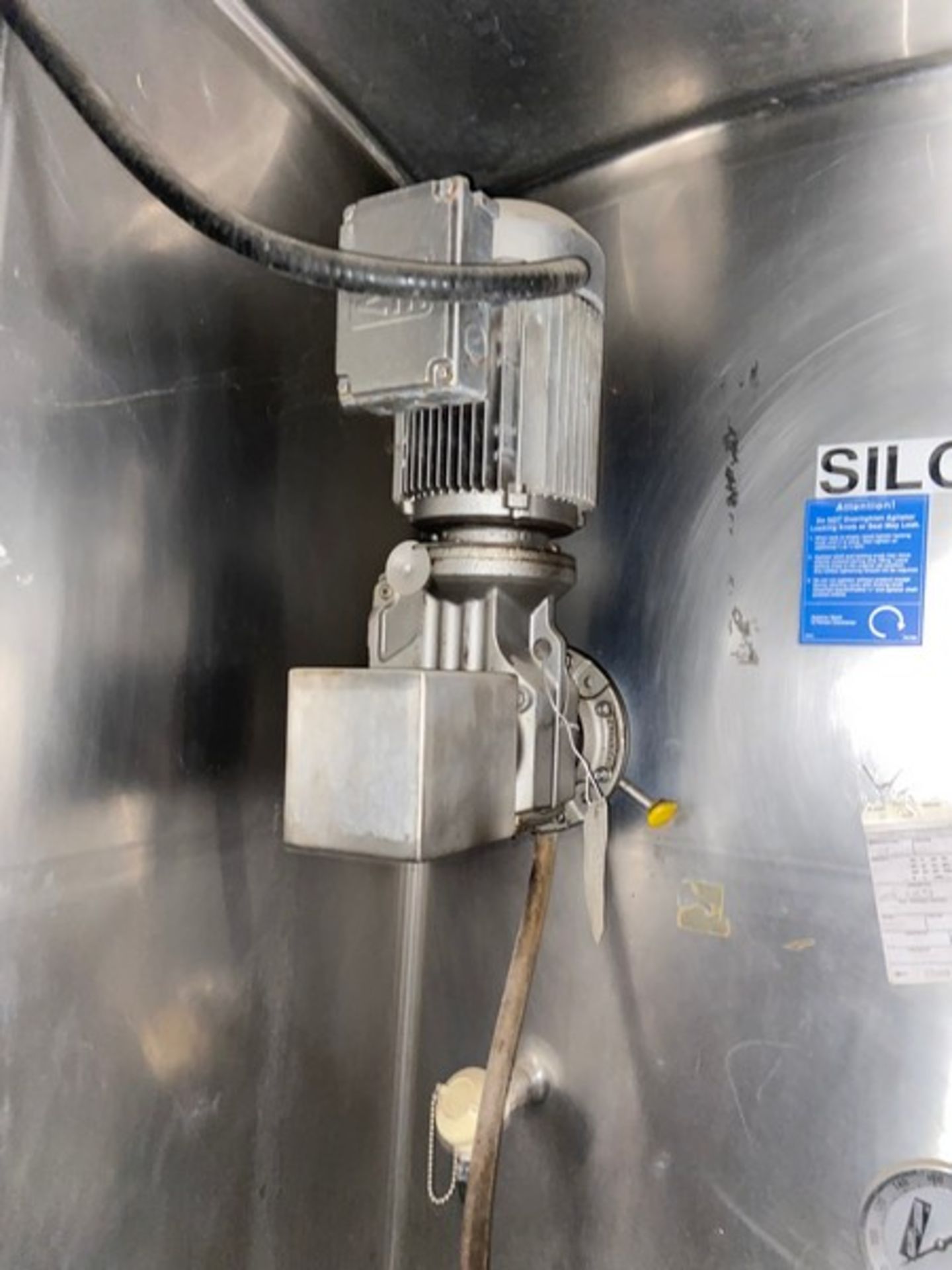 Mueller 40,000 Gal. Jacketed Silo, S/N 211-42, Design Pressure 150 PSI @ 100 F, with S/S Alcove, Gly - Bild 5 aus 8