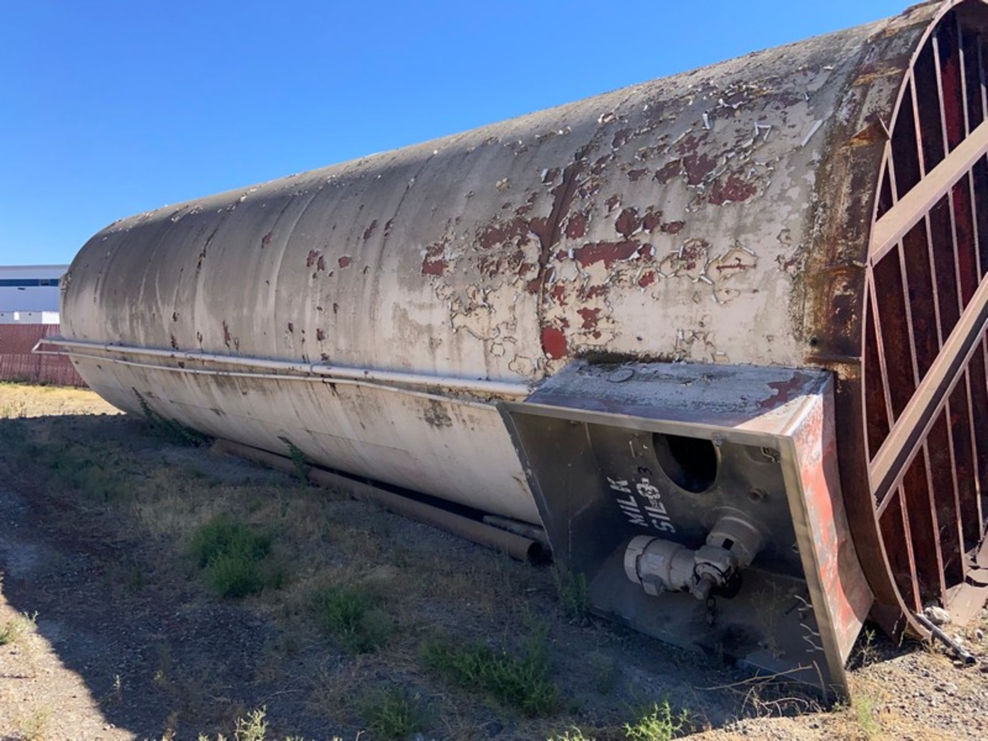 C.E. Howard Corporation 30,000 Gal. S/S Silo, M/N 13455-A, S/N 10597, with S/S Alcove (LOCATED IN MA - Image 2 of 7