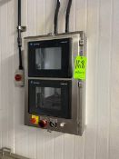 (2) Allen-Bradley PanelView 1000 Displays, Mounted in S/S Control Panel