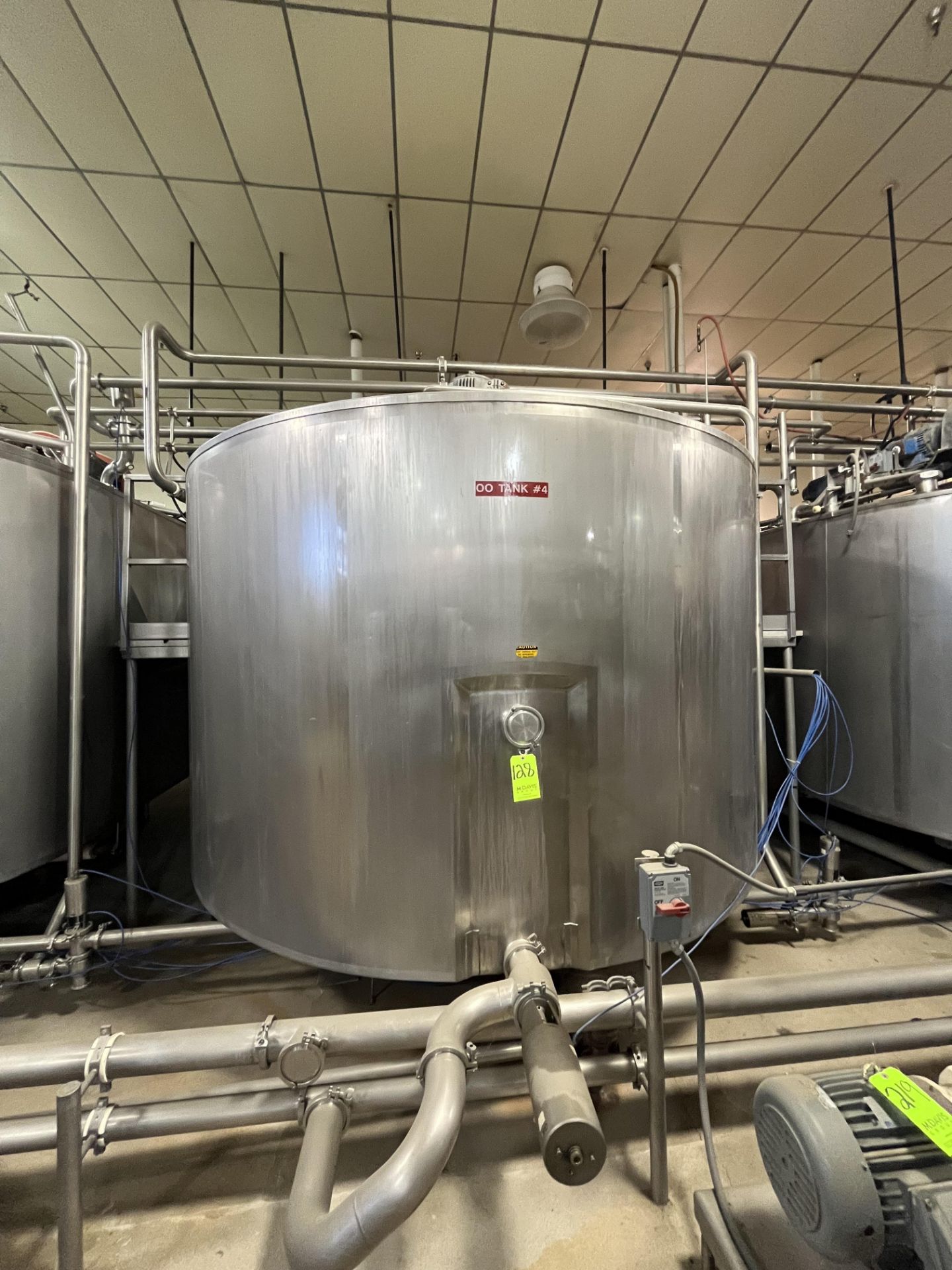 Damrow Double O S/S Cheese Vat (OO Tank #4) (LOCATED IN MANTECA, CA)