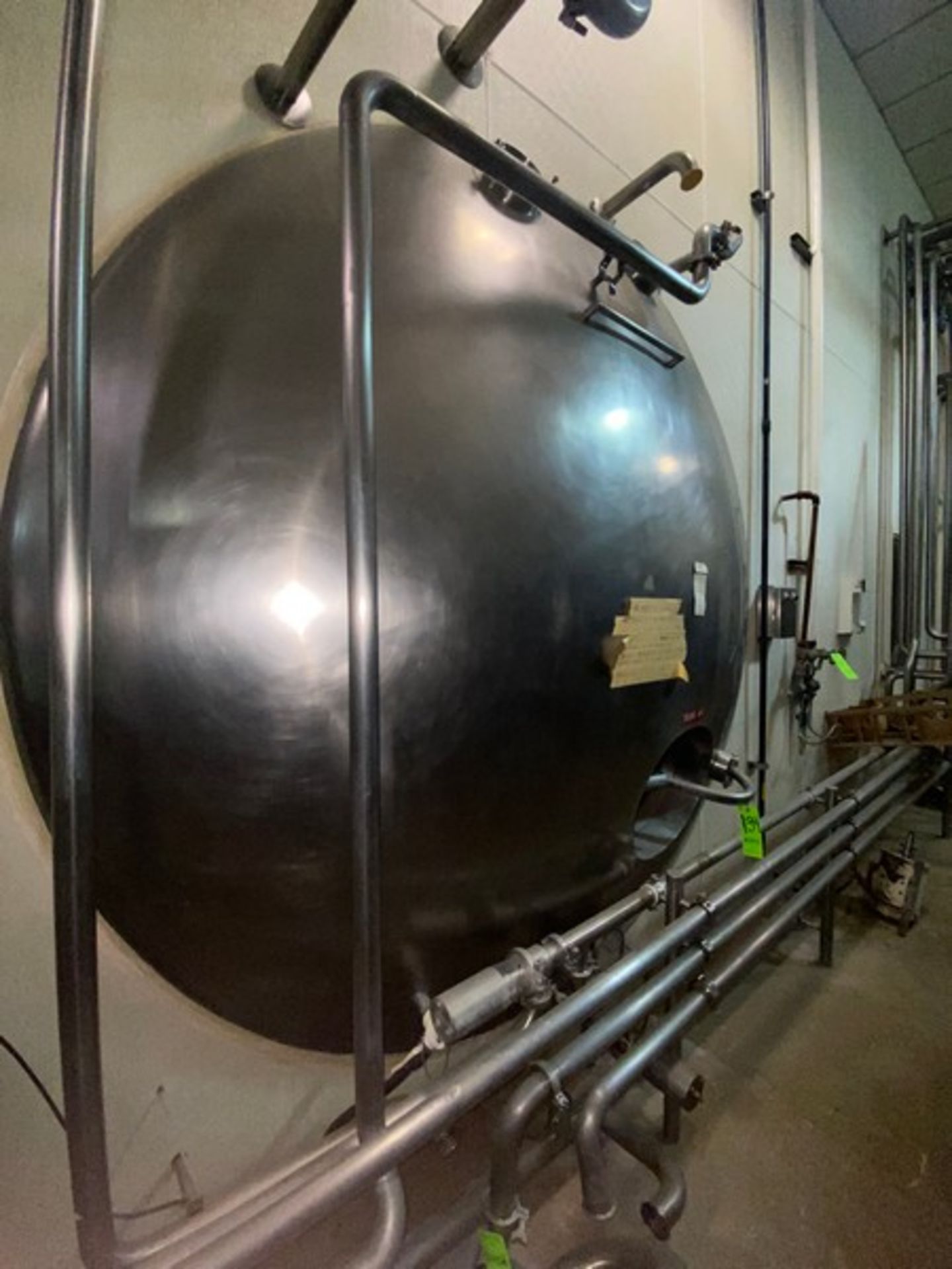 Aprox. 6,000 Gal. S/S Jacketed Horizontal Tank, Internal Tank Dims.: Aprox. 18 ft. L x 7 ft. 5” - Image 2 of 6