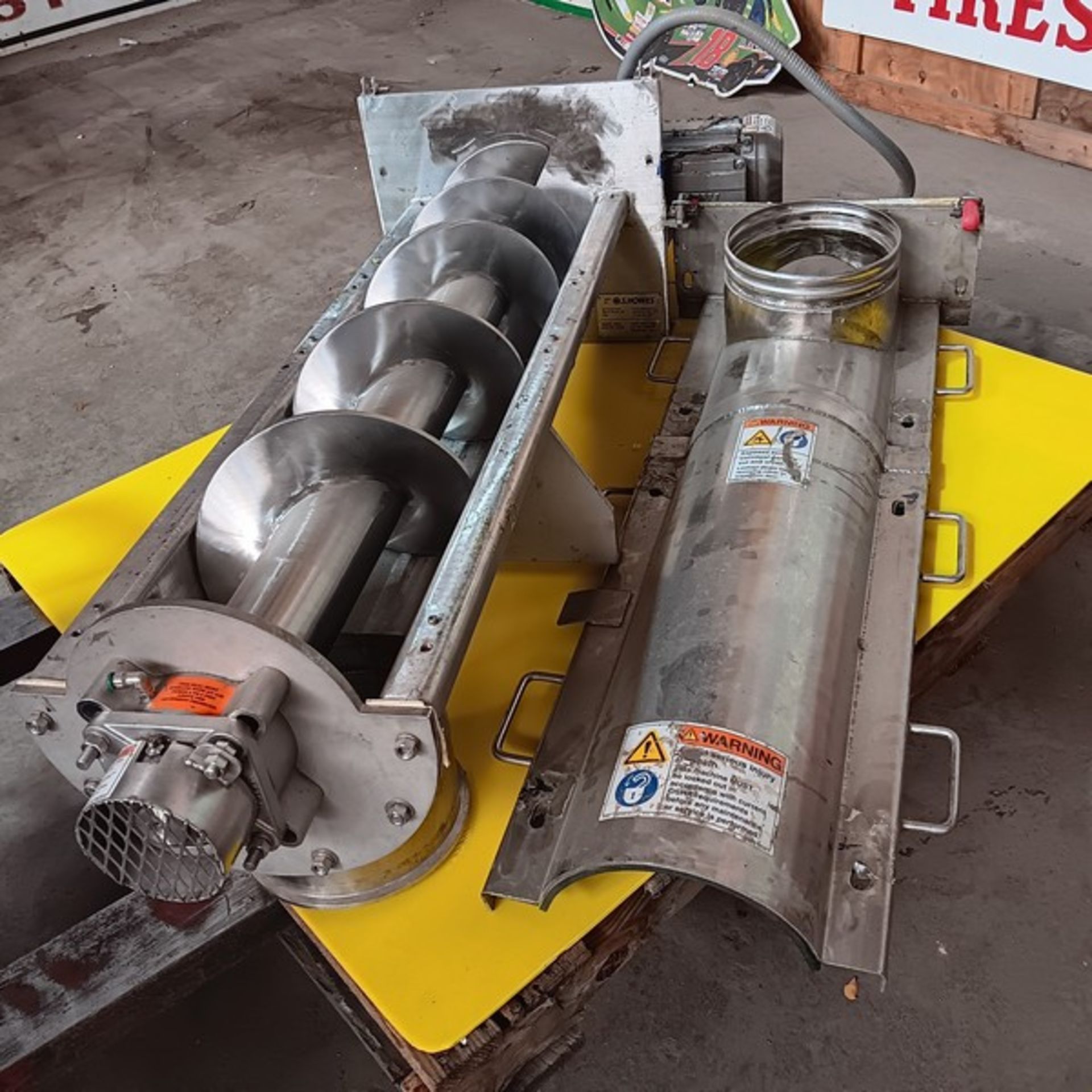 Showes 9" S/S Auger, Model 9SC5, S/N B7881, Yr. 2018 (Loading Fee $500) (Located Fort Worth, TX)