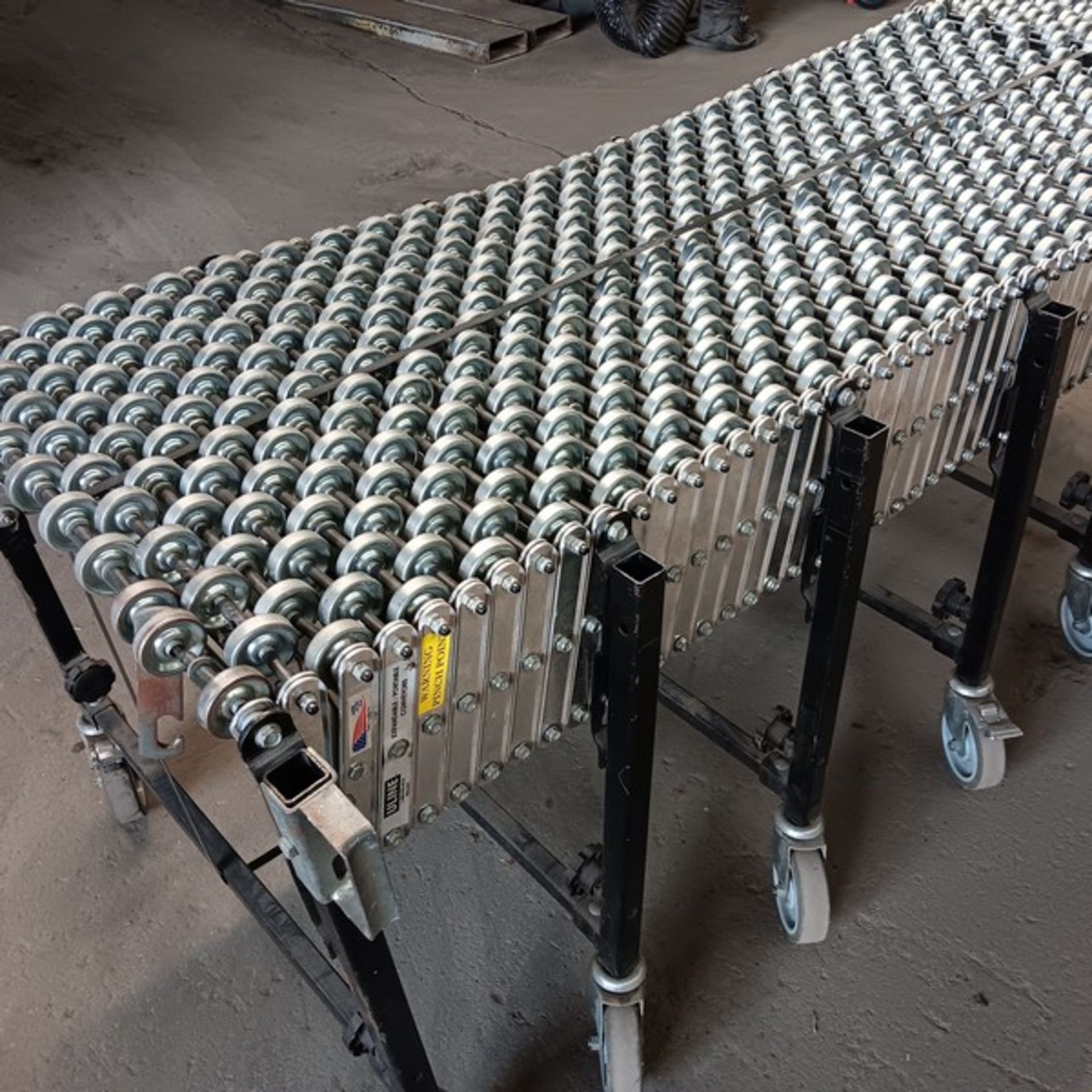 24" Wide x 24' Long Skate Wheel Flex Conveyor (Loading Fee $150) (Located Fort Worth, TX) - Image 2 of 4