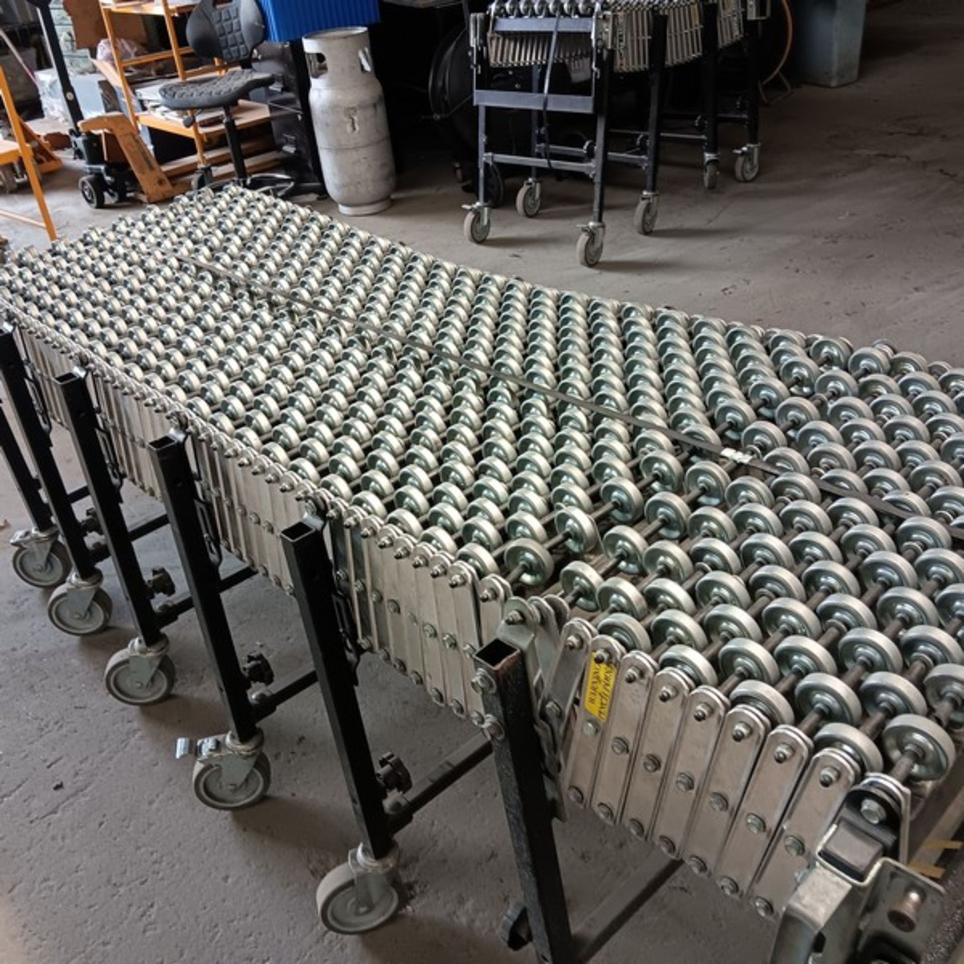 24" Wide x 24' Long Skate Wheel Flex Conveyor (Loading Fee $150) (Located Fort Worth, TX) - Image 4 of 4