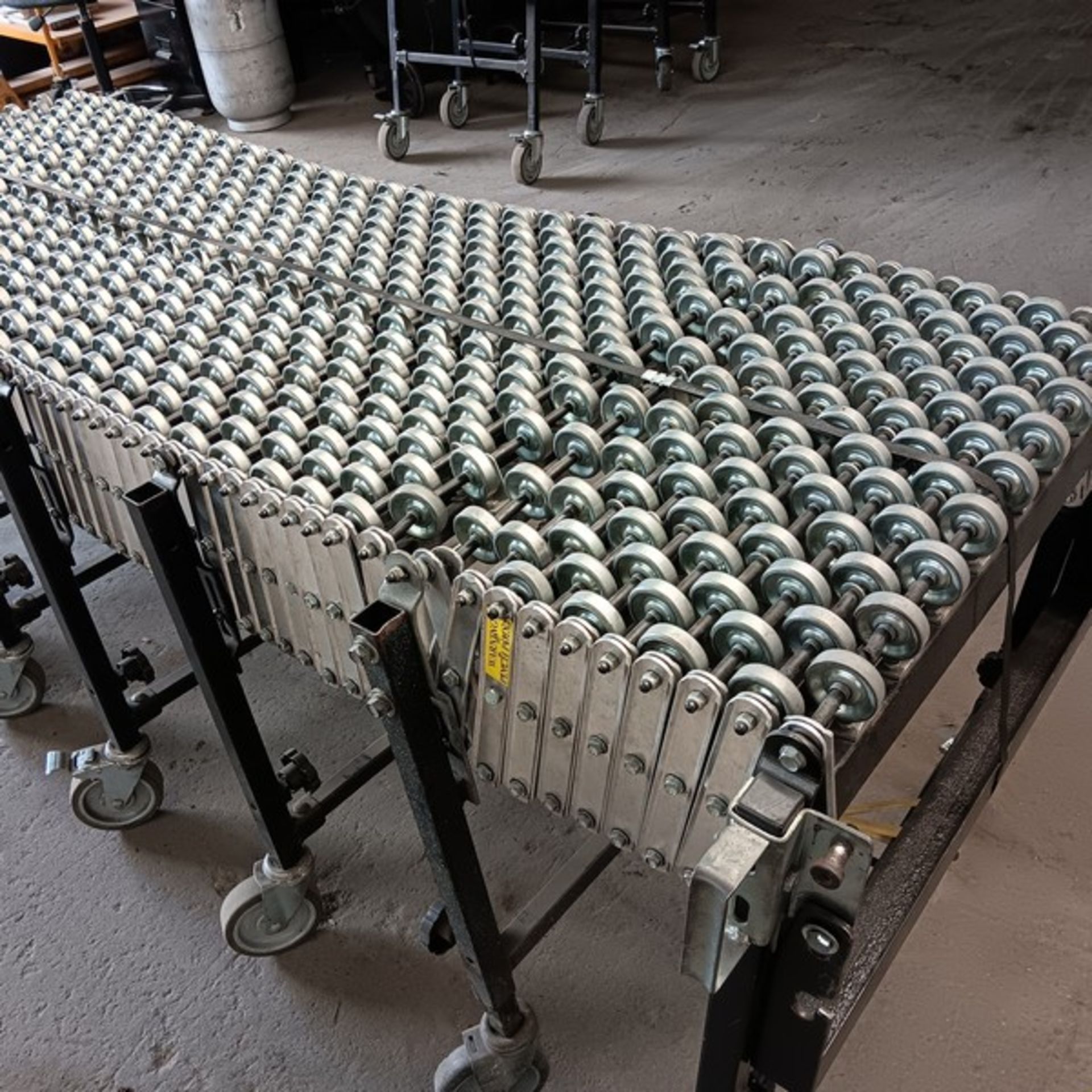 24" Wide x 24' Long Skate Wheel Flex Conveyor (Loading Fee $150) (Located Fort Worth, TX) - Image 3 of 4