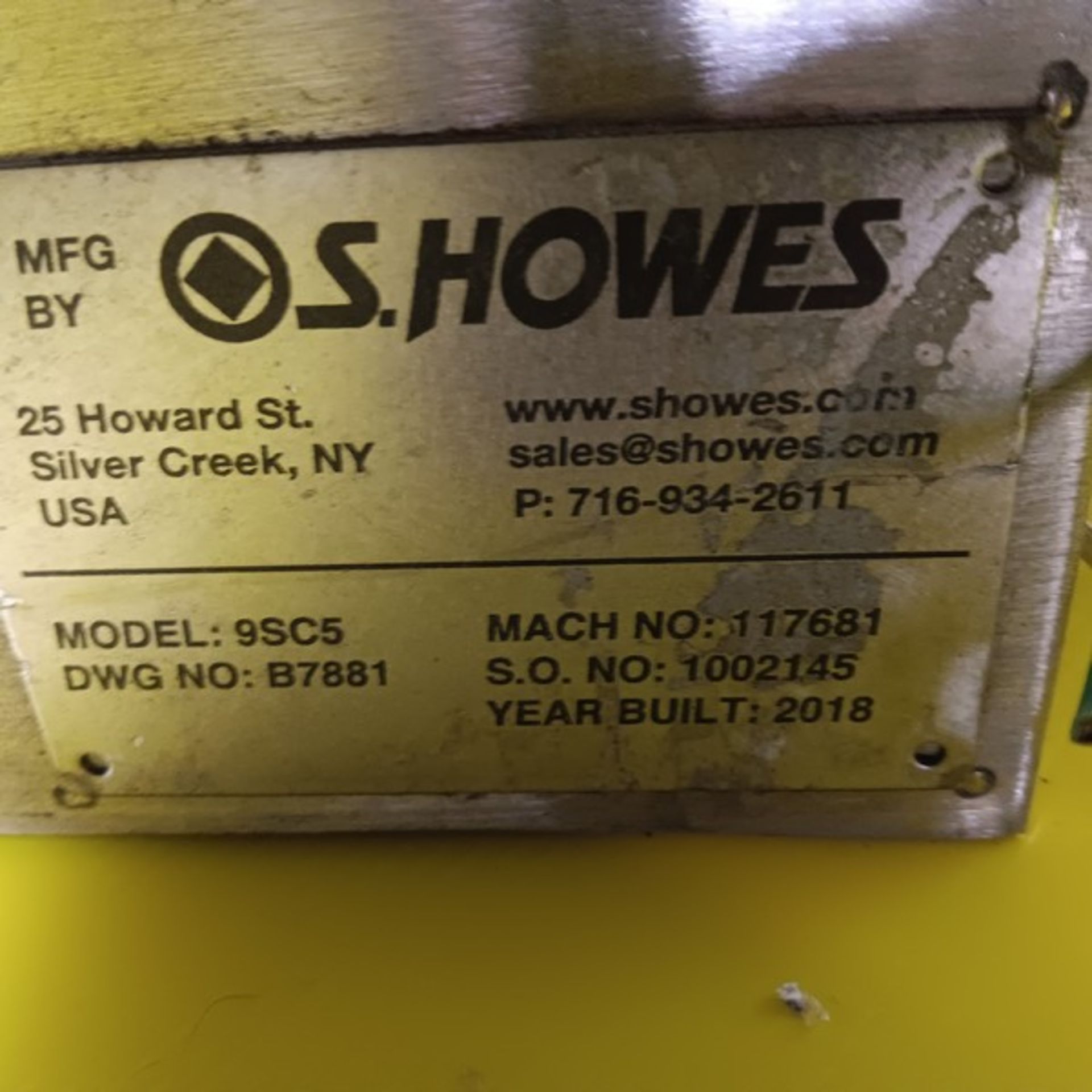 Showes 9" S/S Auger, Model 9SC5, S/N B7881, Yr. 2018 (Loading Fee $500) (Located Fort Worth, TX) - Image 8 of 8