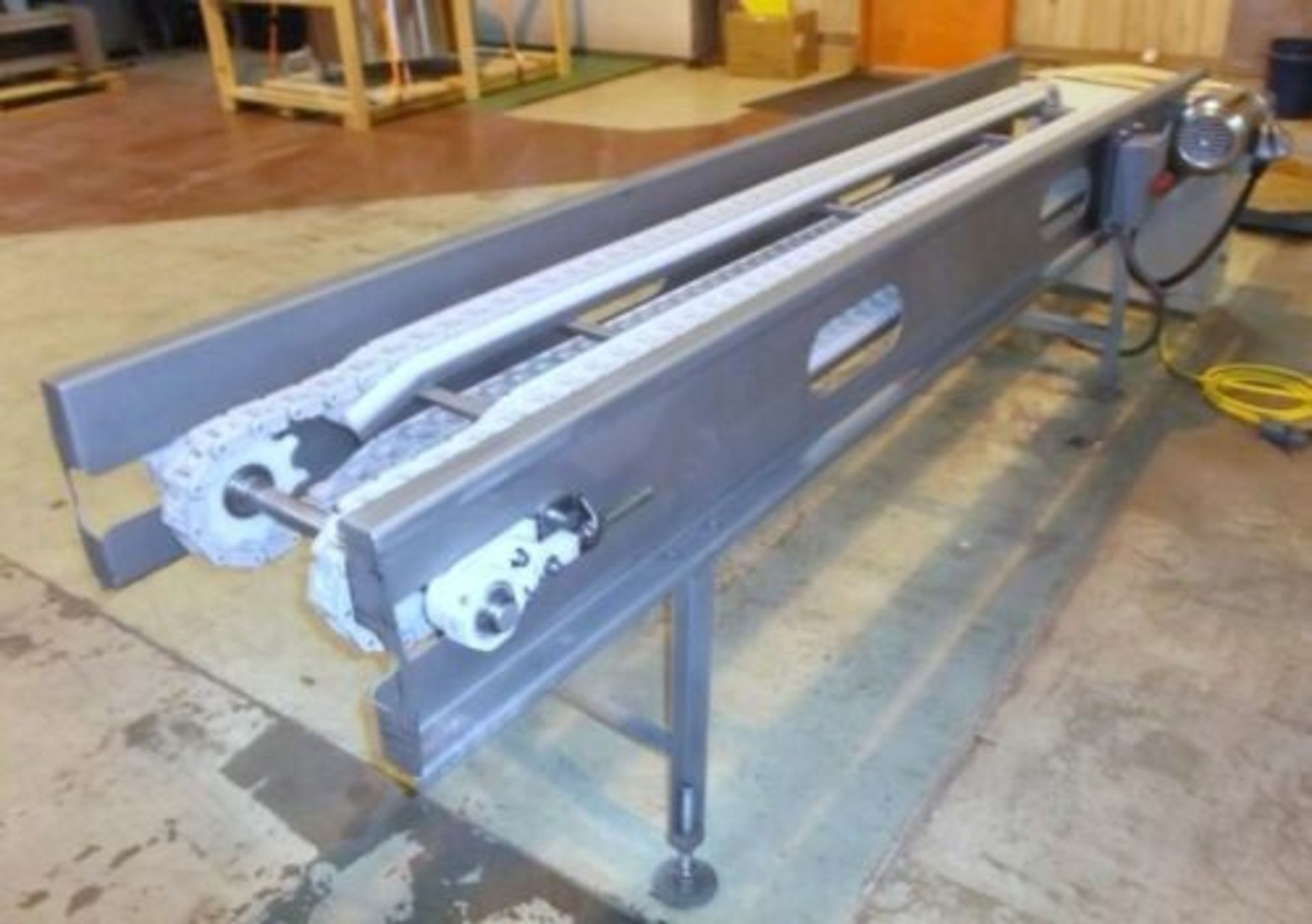 Fabco 18" x 108" S/S Sanitary Conveyor, Model F4-FBC, S/N 310305-431 (7-1-11) with 2-Lug Link - Image 8 of 10