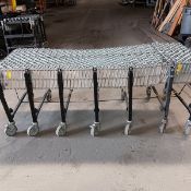 24" Wide x 24' Long Skate Wheel Flex Conveyor (Loading Fee $150) (Located Fort Worth, TX)