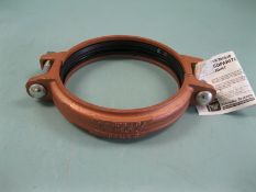 Lot of (50) 8" Victaulic 606 Rigid Coupling for Copper NEW (Loading Fee $50) (Located Springfield,