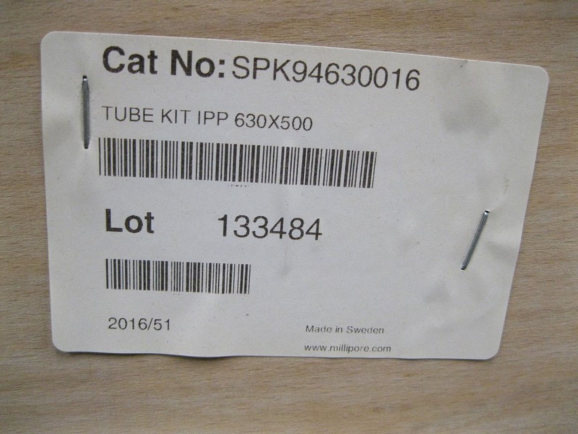 Millipore SPK94630016 Tube Kit NEW (Loading Fee $25) (Located Springfield, NH) (NOTE: Packing and - Image 2 of 2