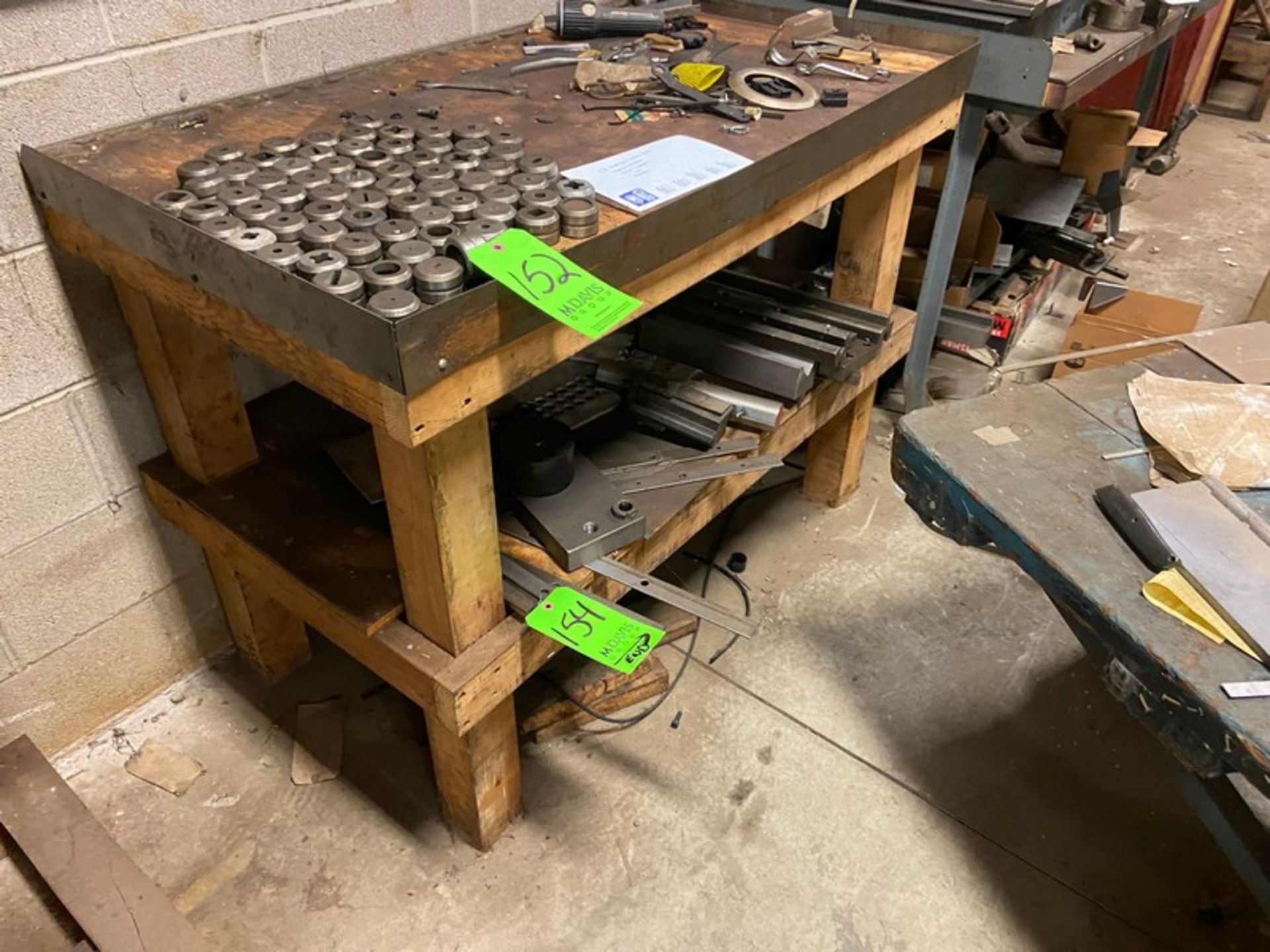 Contents of Side Wall of Back Shop Area, Includes Shop Tables, Toolboxes, with Contents (LOCATED IN - Image 5 of 6