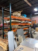 Warehouse Racking Unit, with Uprights & Cross Beams (LOCATED IN CORRY, PA)