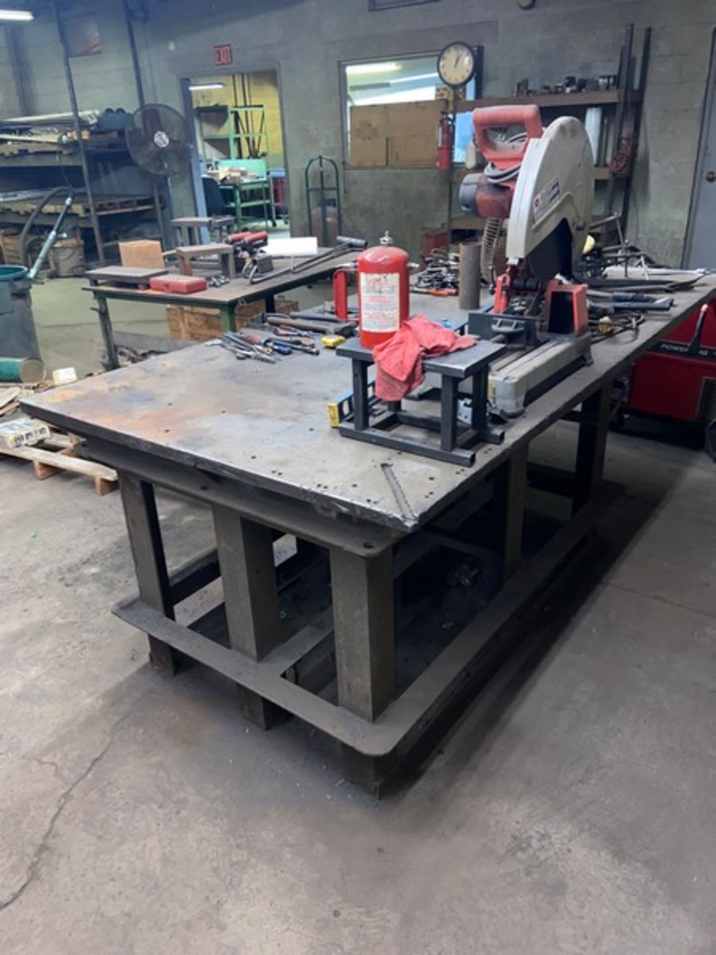 MIG Welding Table, Overall Dims.: Aprox. 96” L x 48” W x 35” H - Image 2 of 3