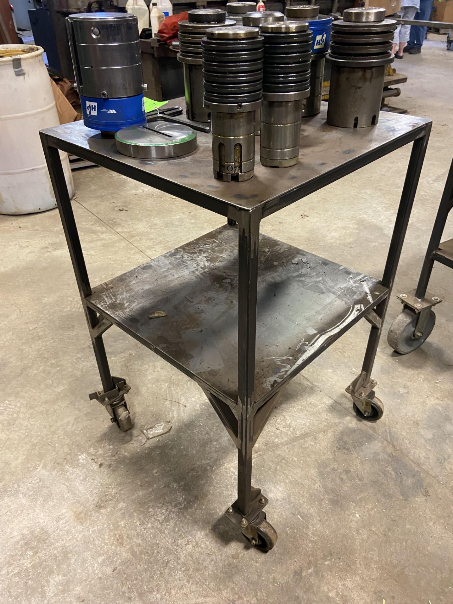 Portable Shop Cart, with Bottom Shelf, Overall Dims.: Aprox. 24” L x 24” W x 37-1/2” H, Mounted on - Image 3 of 3