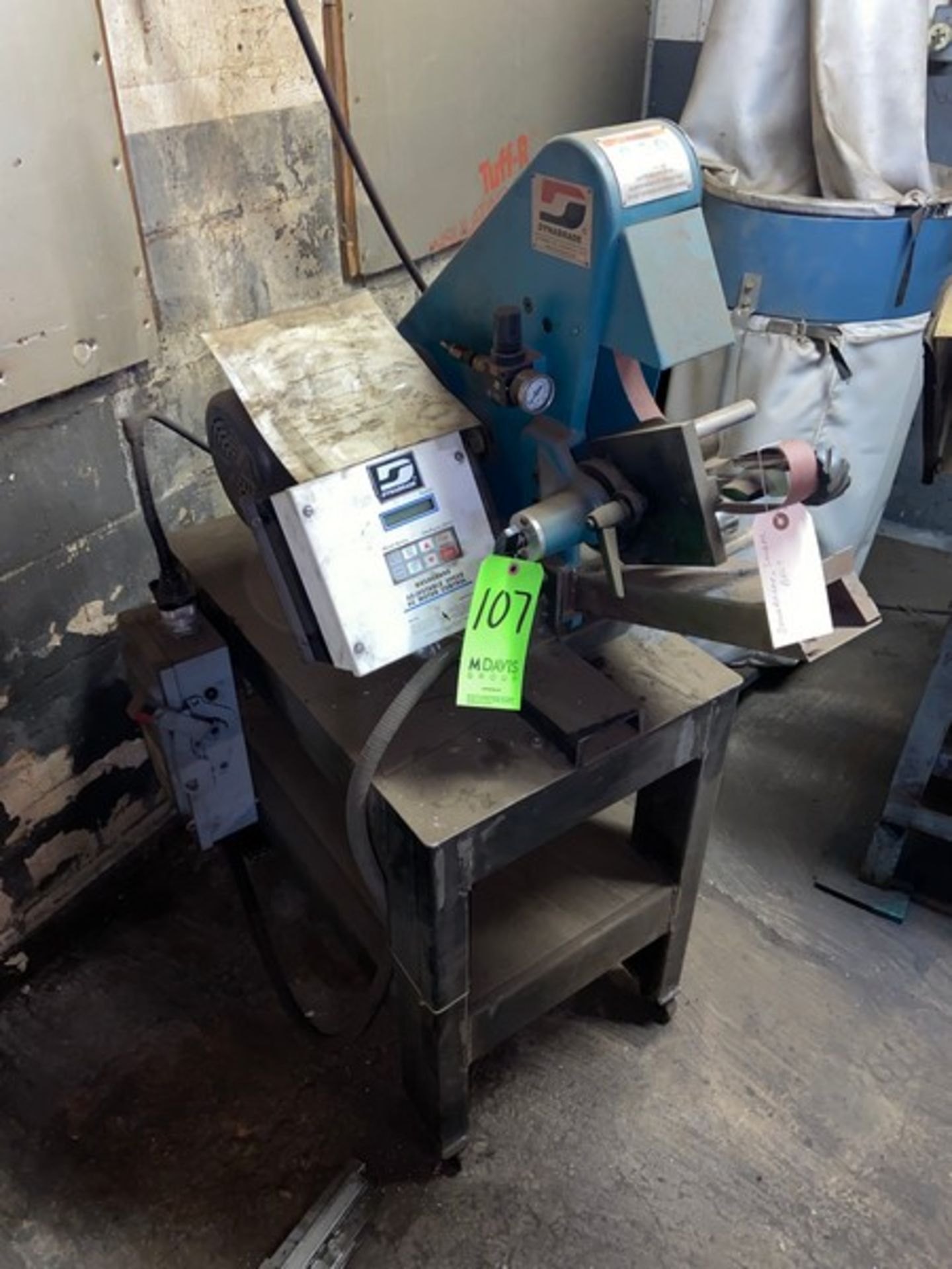 Dyna-Brake Belt Sander, with Dust Collector (LOCATED IN CORRY, PA)