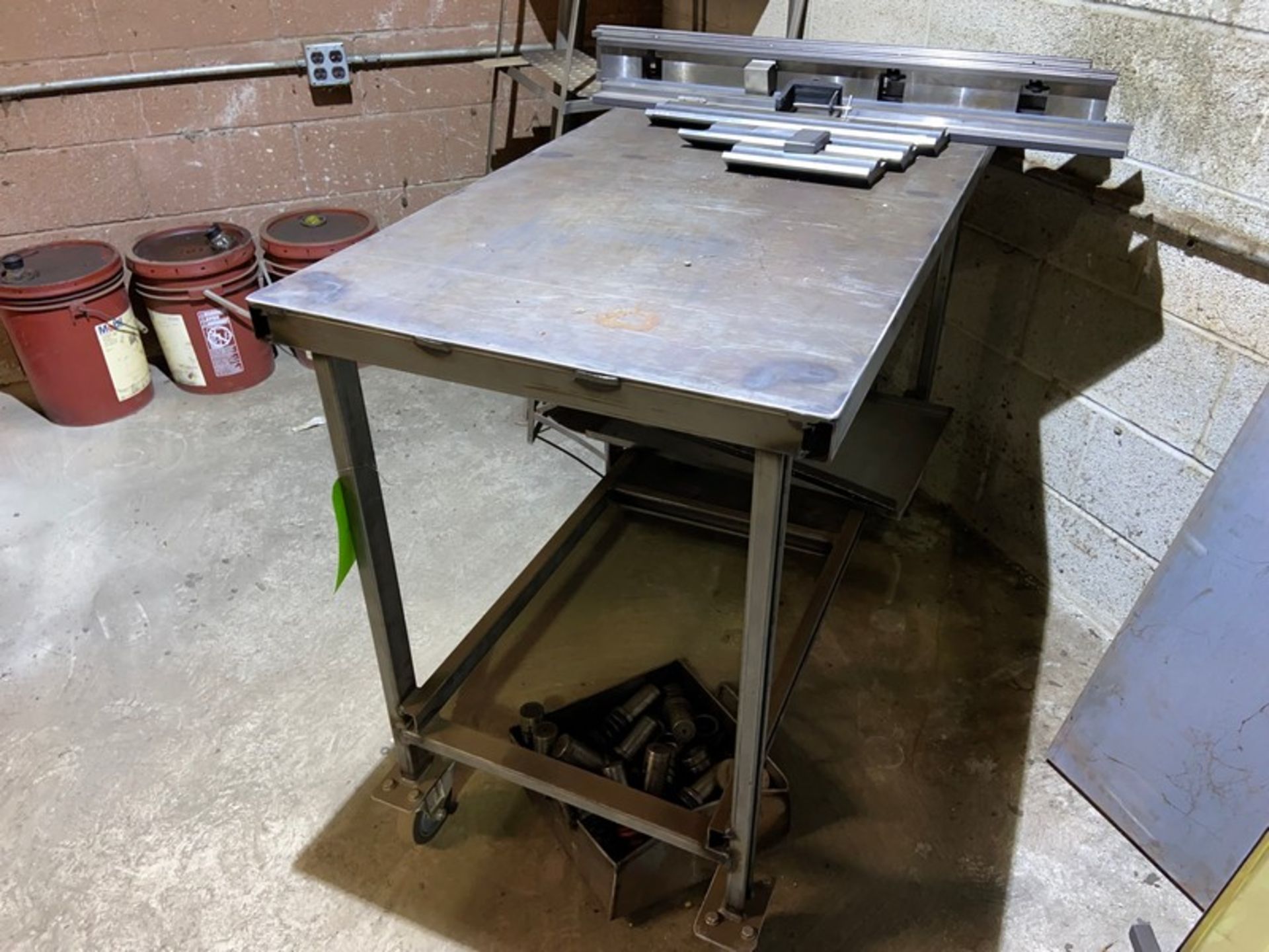 Portable Shop Table, Mounted on Portable Frame (LOCATED IN CORRY, PA) - Image 2 of 2