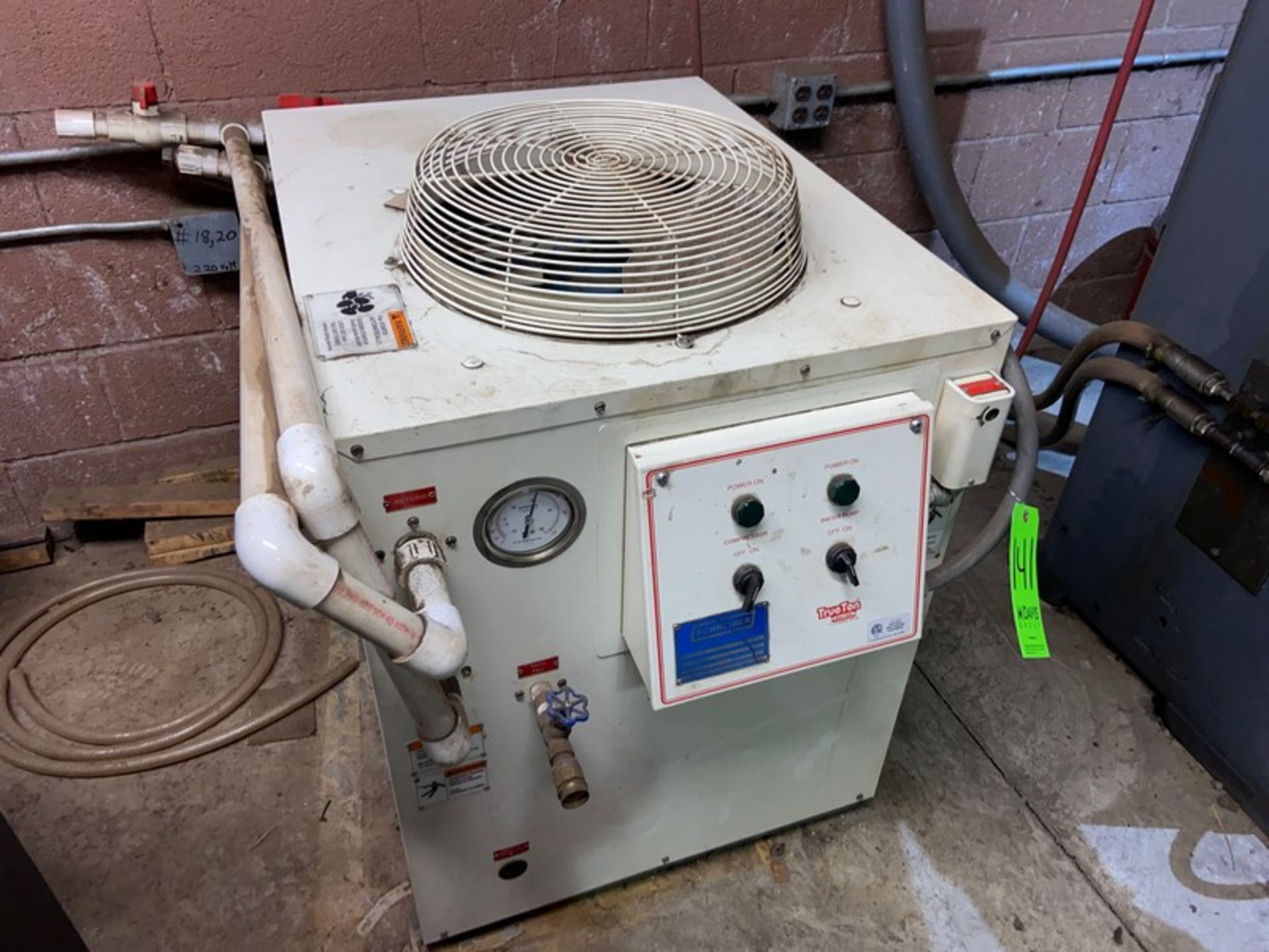 Schreiber Cool Water Chiller, M/N 100AC, S/N 4646, 220 Volts, 1 Phase (LOCATED IN CORRY, PA) - Image 3 of 4