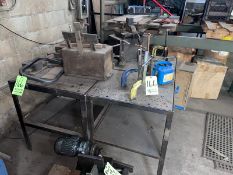 Metal Shop Table, with Bottom Shelf (LOCATED IN CORRY, PA)